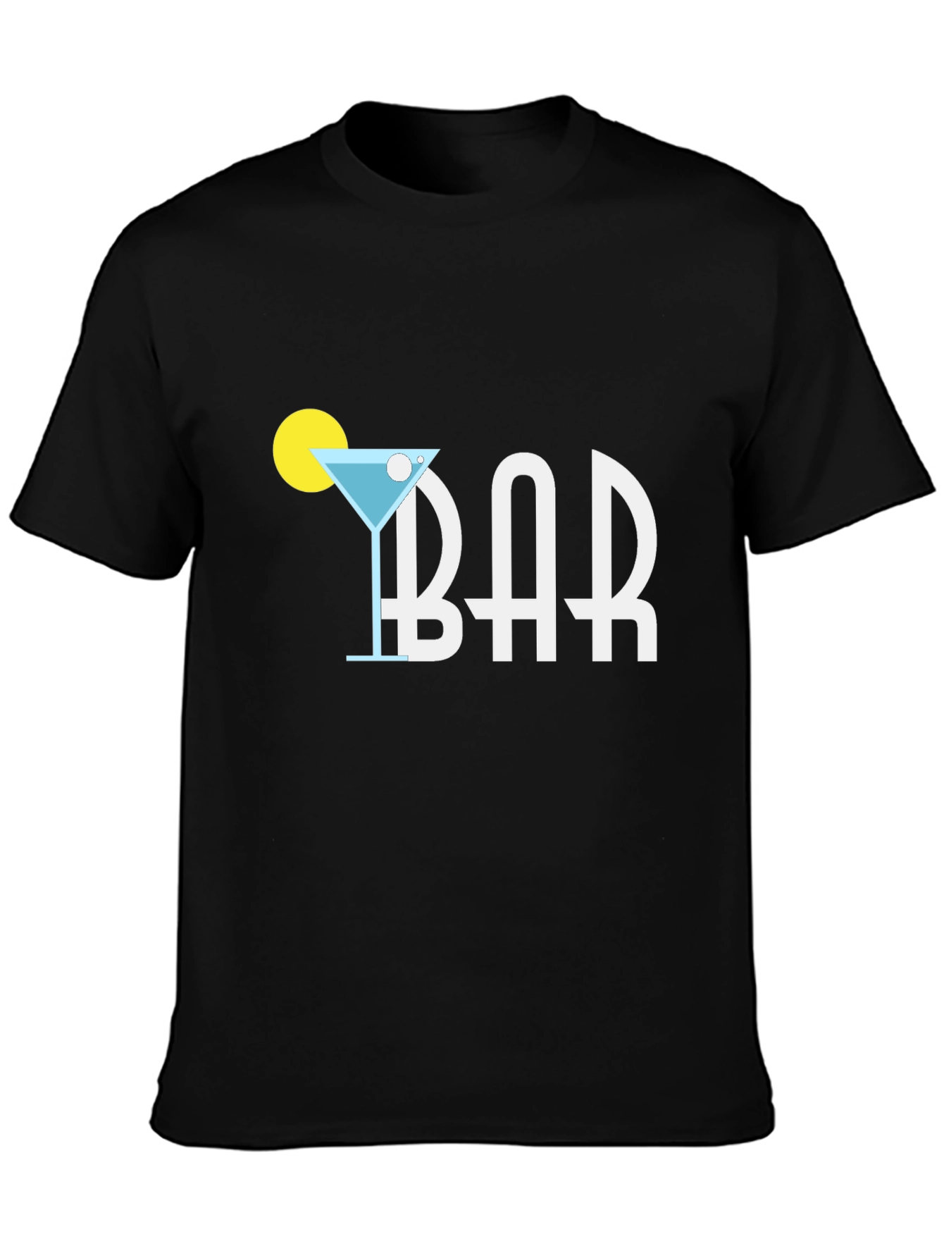 Martini Bar T-Shirt - Modern Graphic Tee