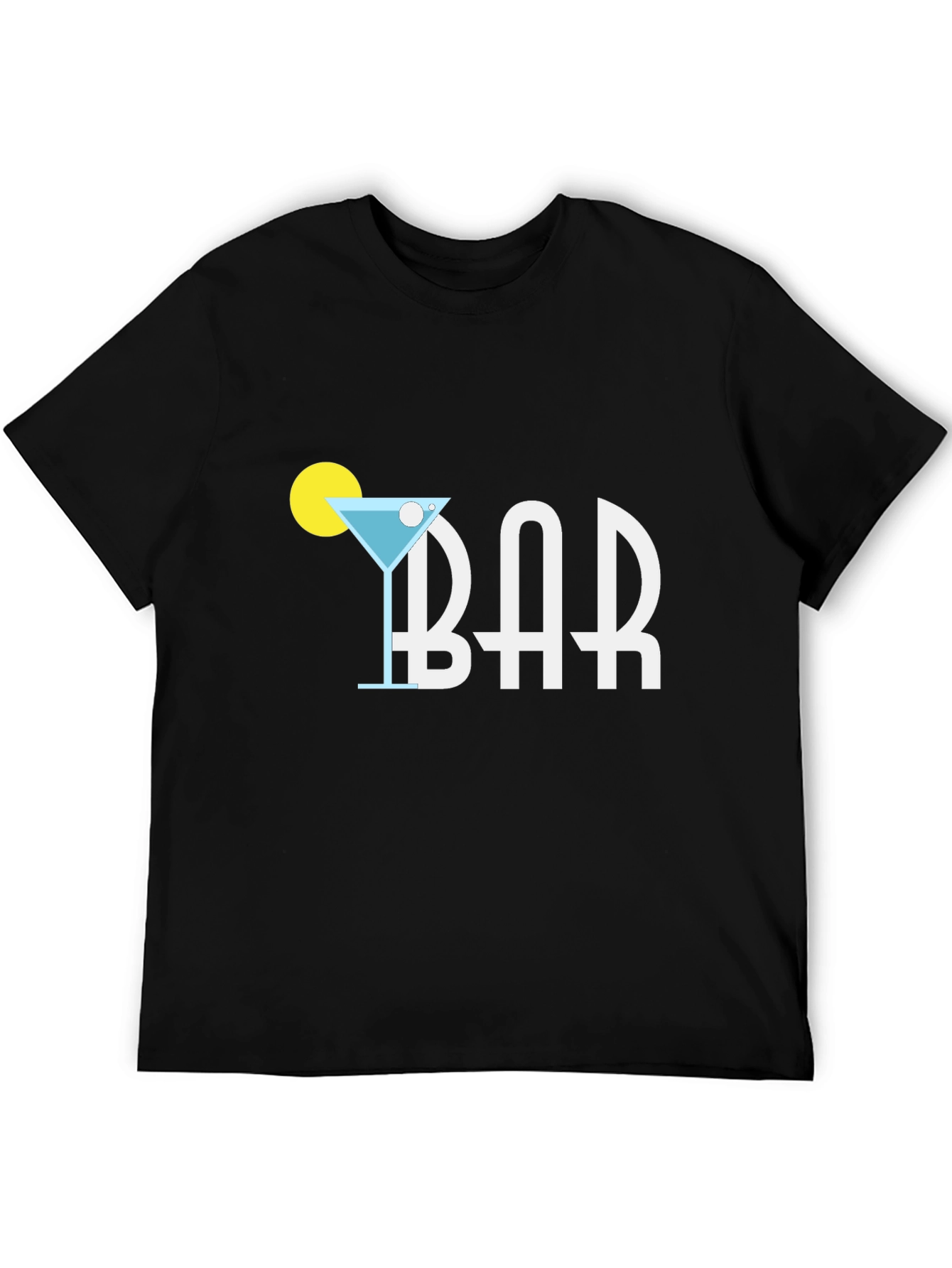 Martini Bar T-Shirt - Modern Graphic Tee