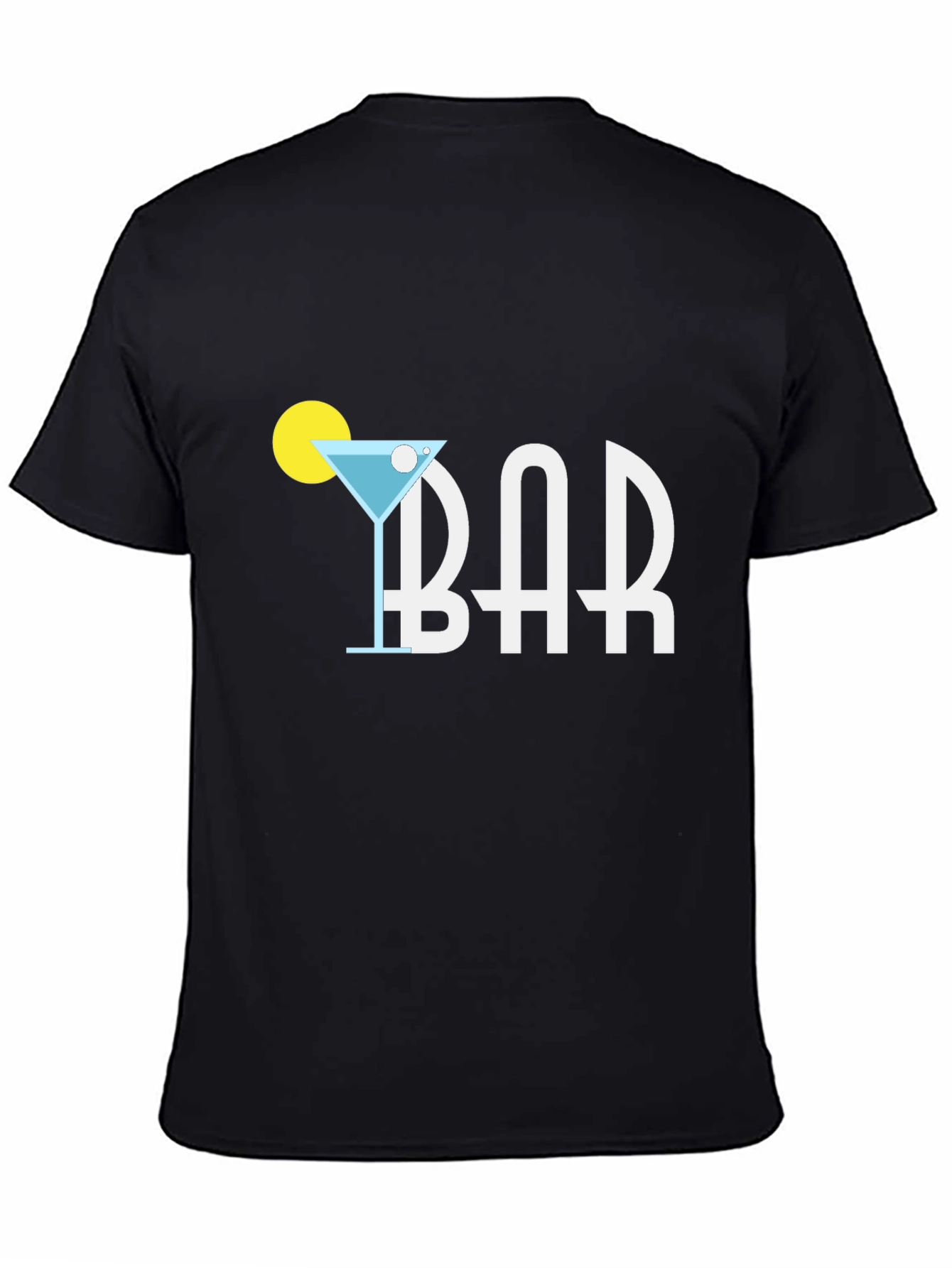 Martini Bar T-Shirt - Modern Graphic Tee