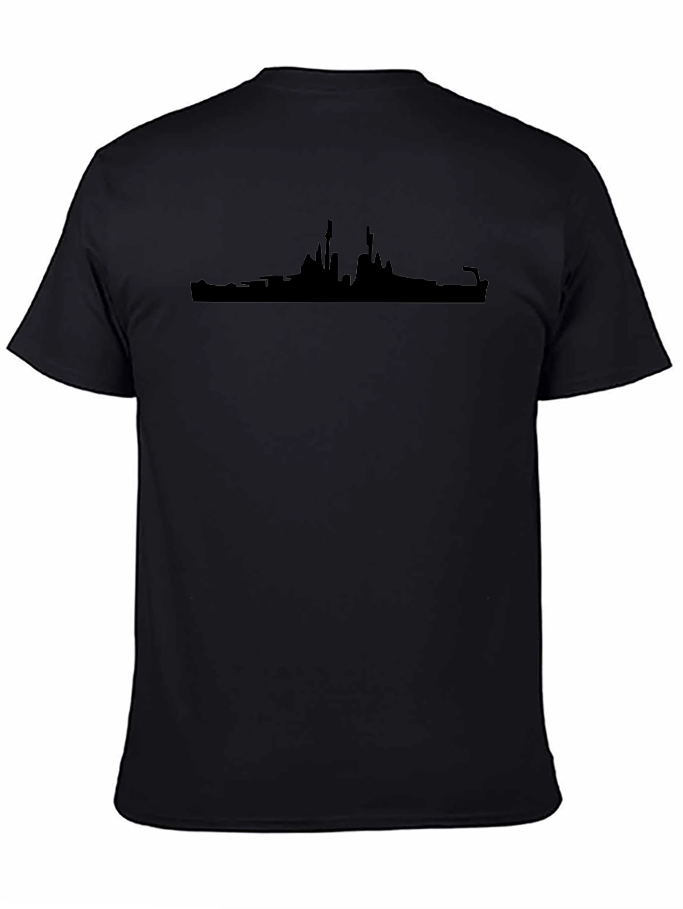 Black Silhouette Graphic Tee