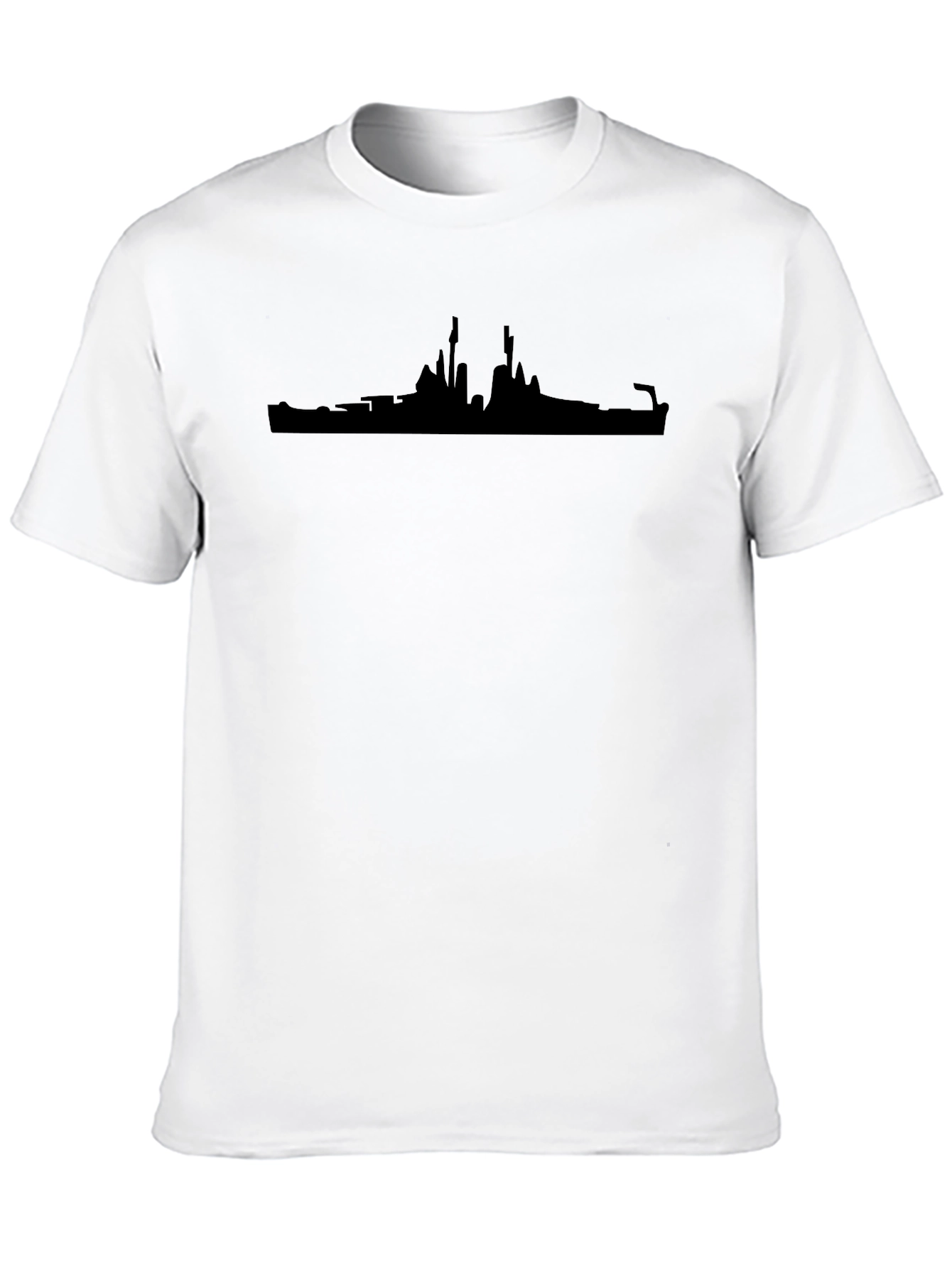 Black Silhouette Graphic Tee