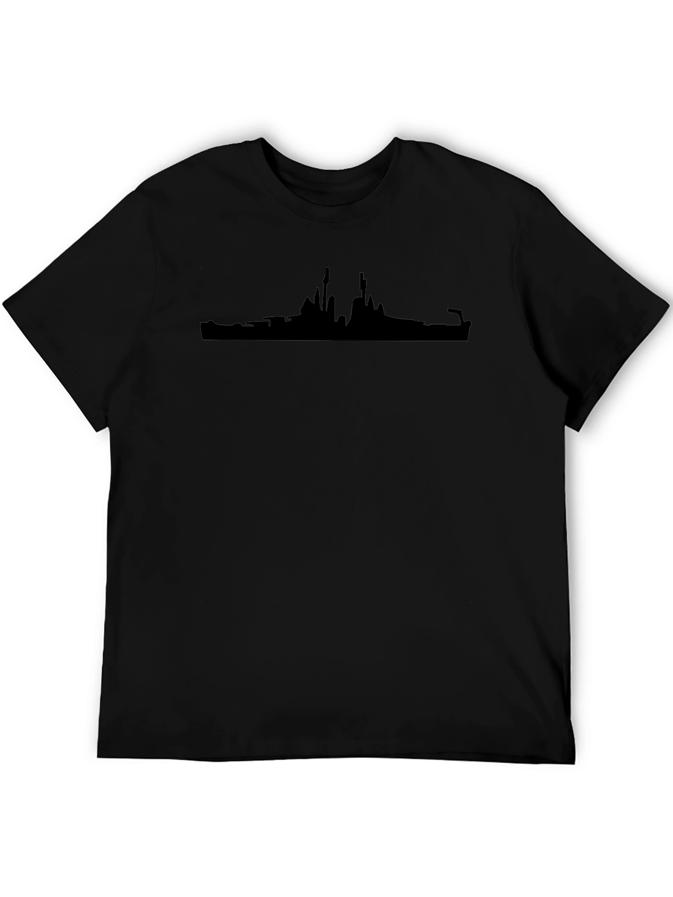 Black Silhouette Graphic Tee