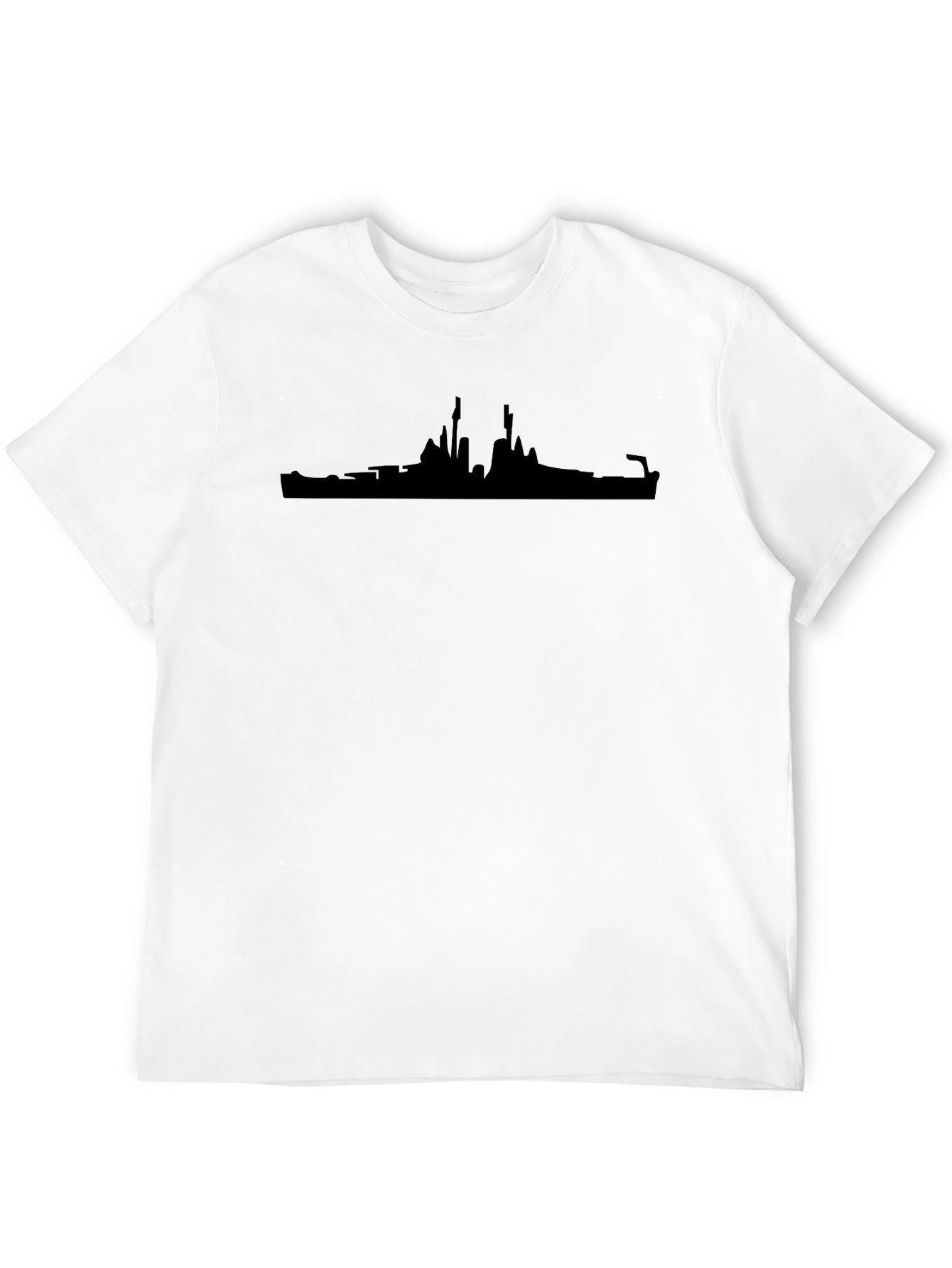Black Silhouette Graphic Tee