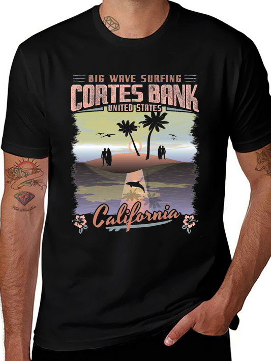 Cortes Bank California T-Shirt - Surfing Adventure Tee