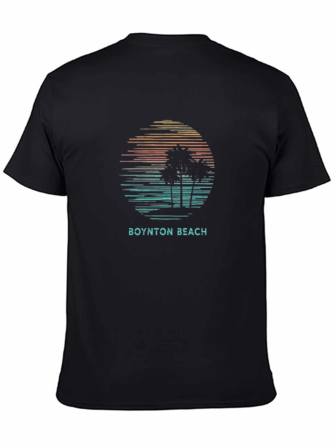 Boynton Beach T-Shirt - Tropical Palm Tree Graphic Tee