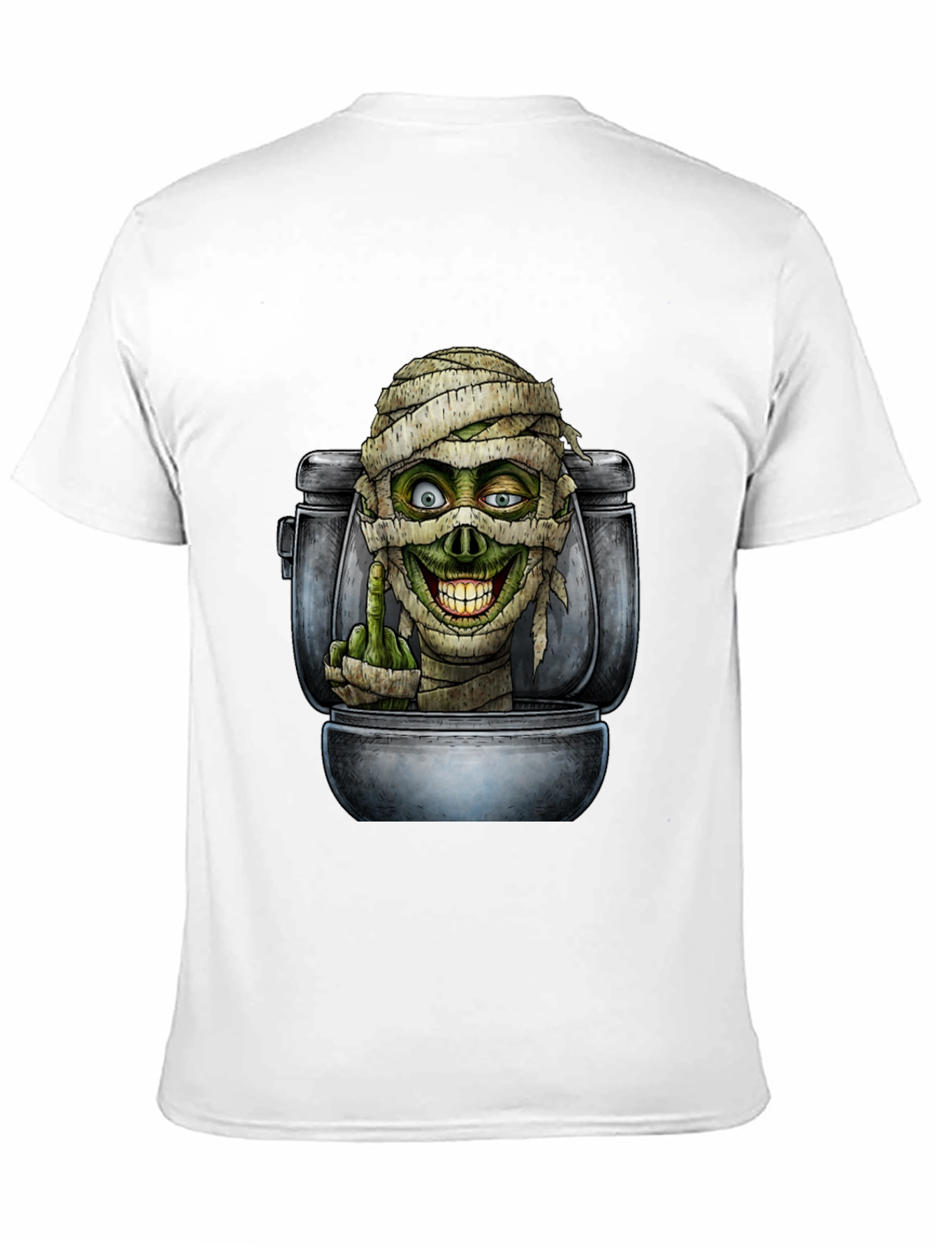 Toilet Mummy Graphic T-Shirt