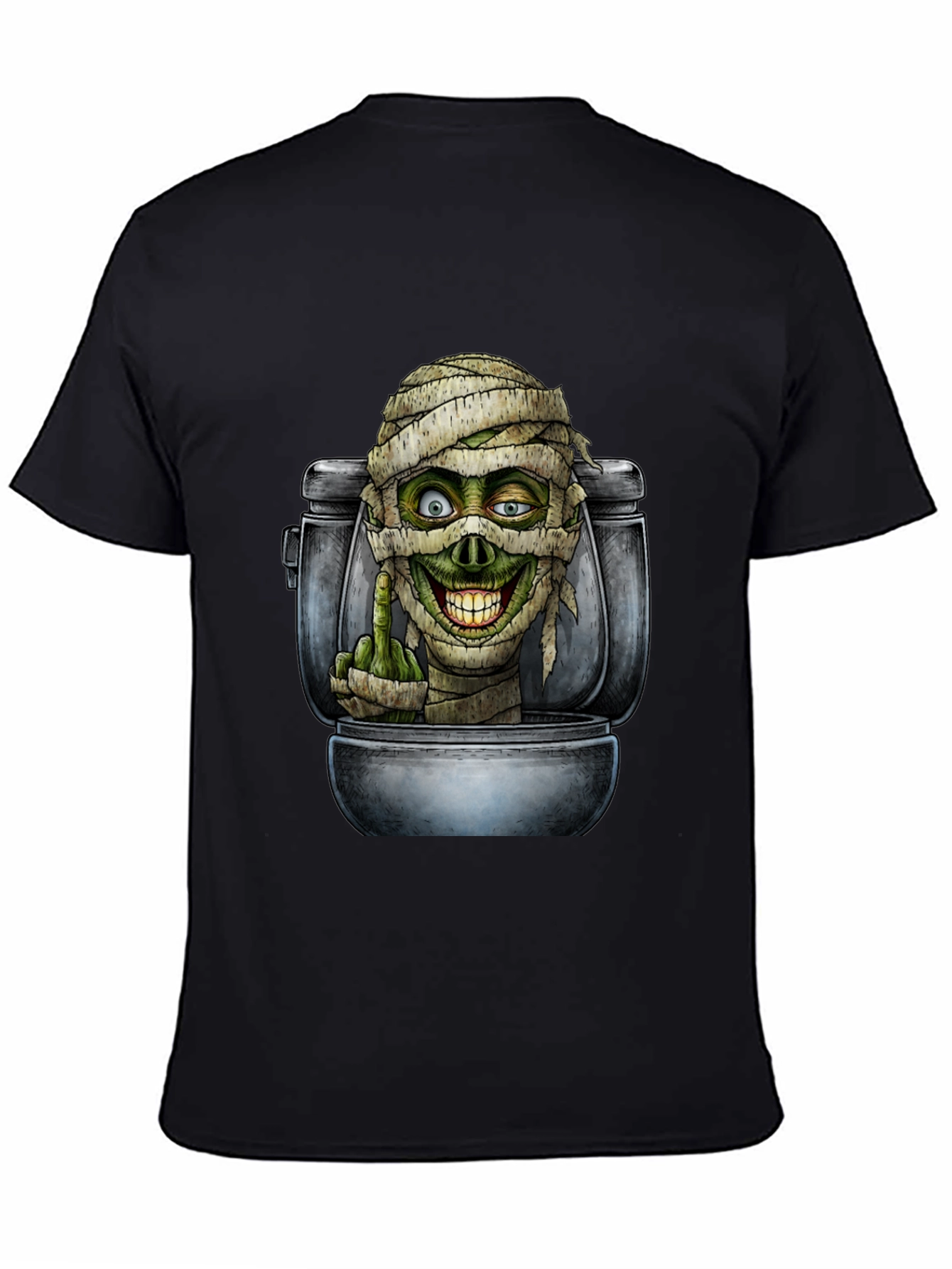 Toilet Mummy Graphic T-Shirt
