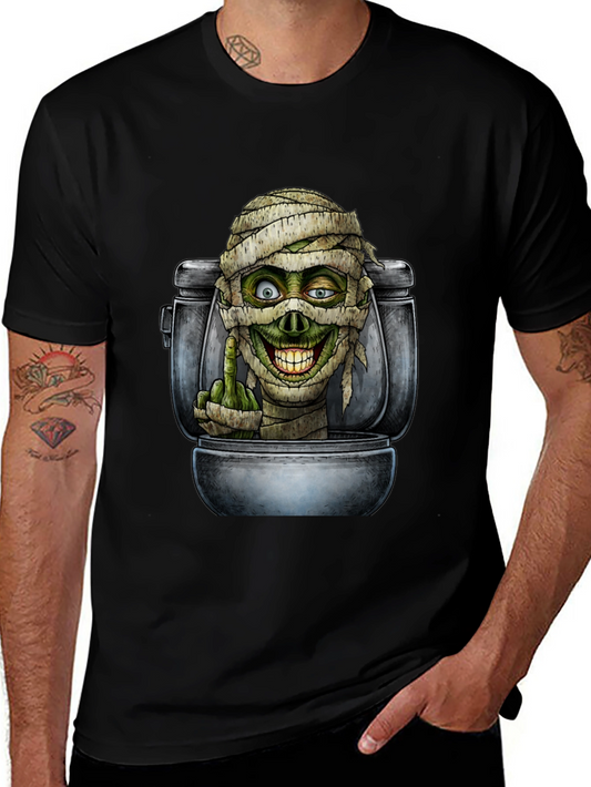 Toilet Mummy Graphic T-Shirt