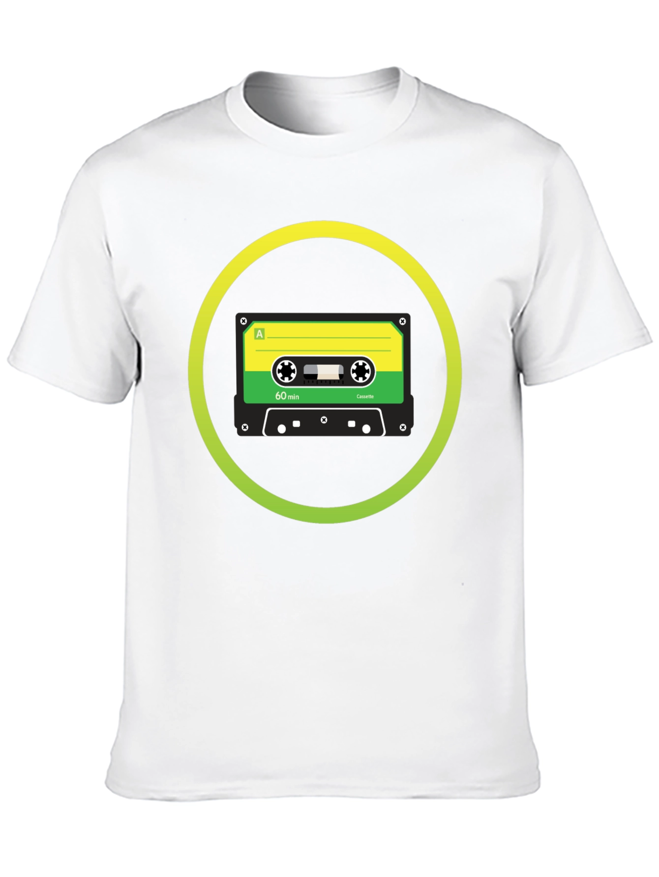 Retro Cassette Tape Graphic T-Shirt - Classic Sound Style