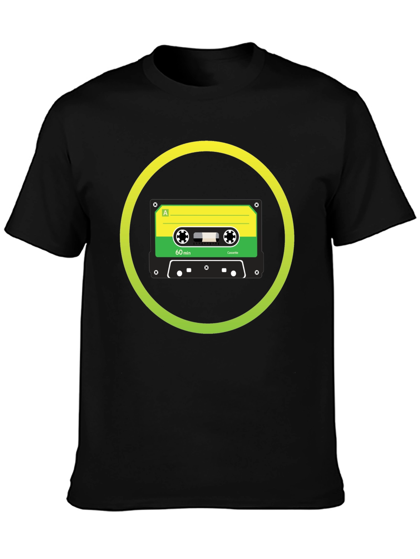 Retro Cassette Tape Graphic T-Shirt - Classic Sound Style