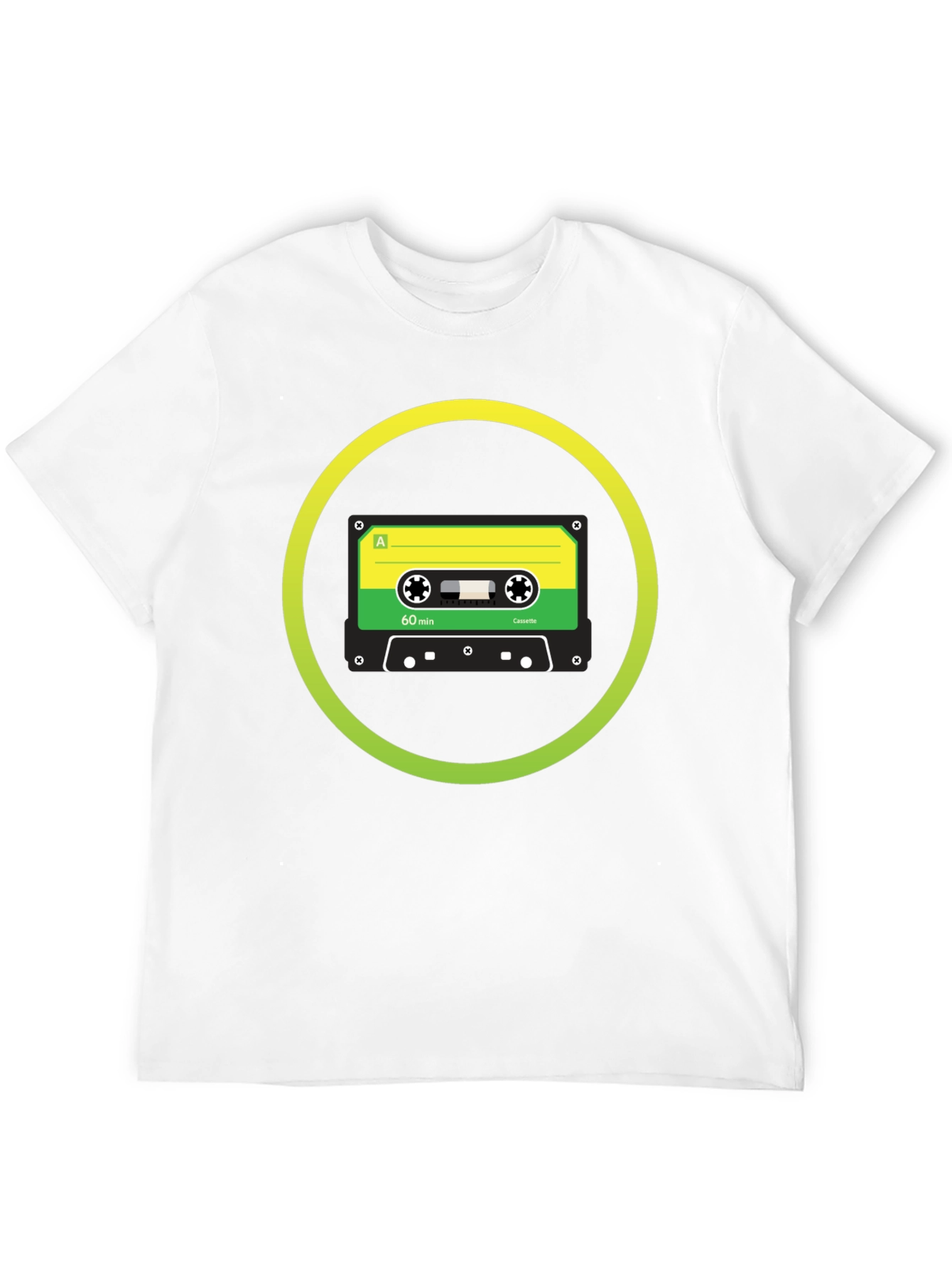 Retro Cassette Tape Graphic T-Shirt - Classic Sound Style
