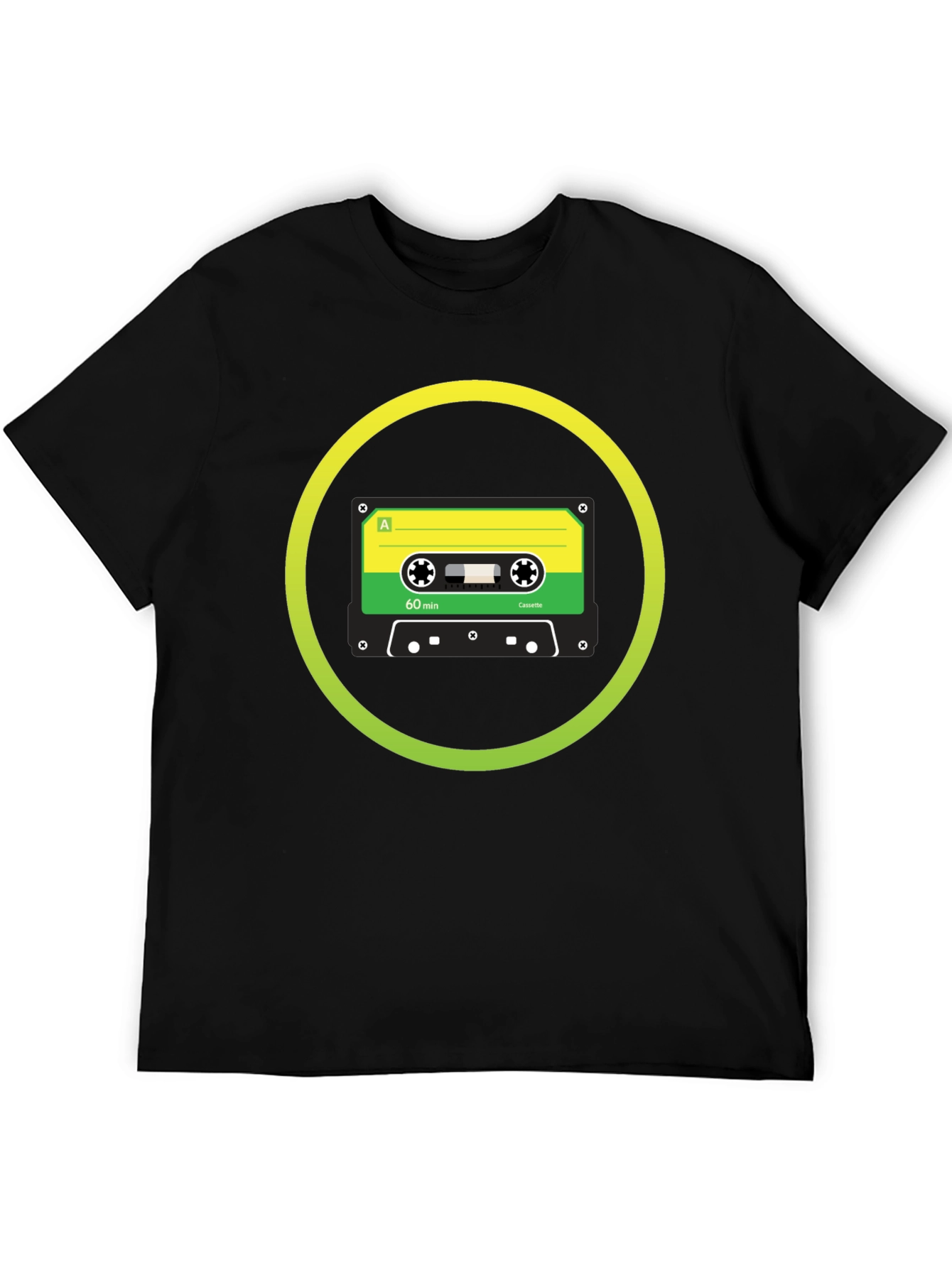 Retro Cassette Tape Graphic T-Shirt - Classic Sound Style