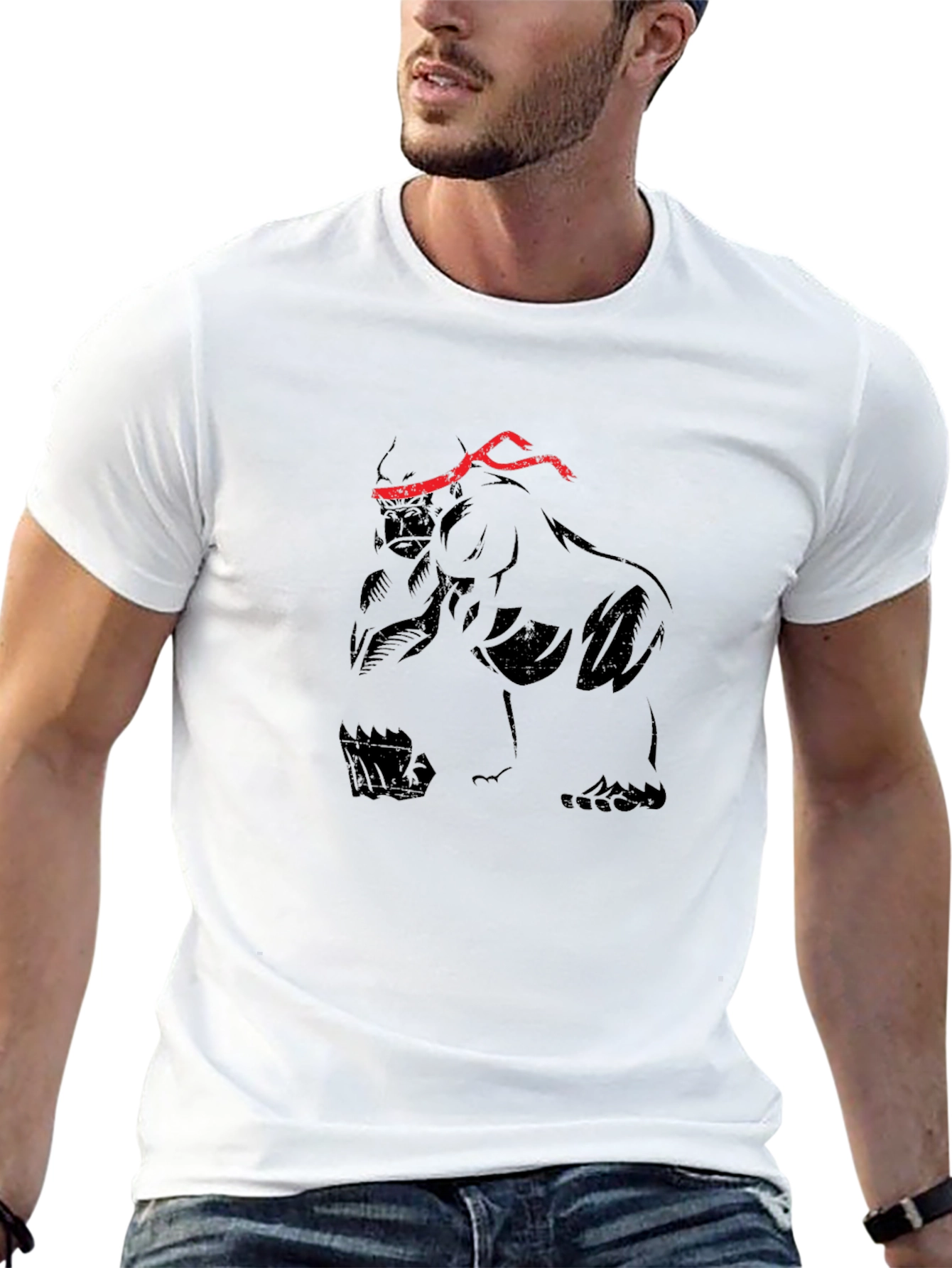 Gorilla Ninja T-Shirt - Black Graphic Tee