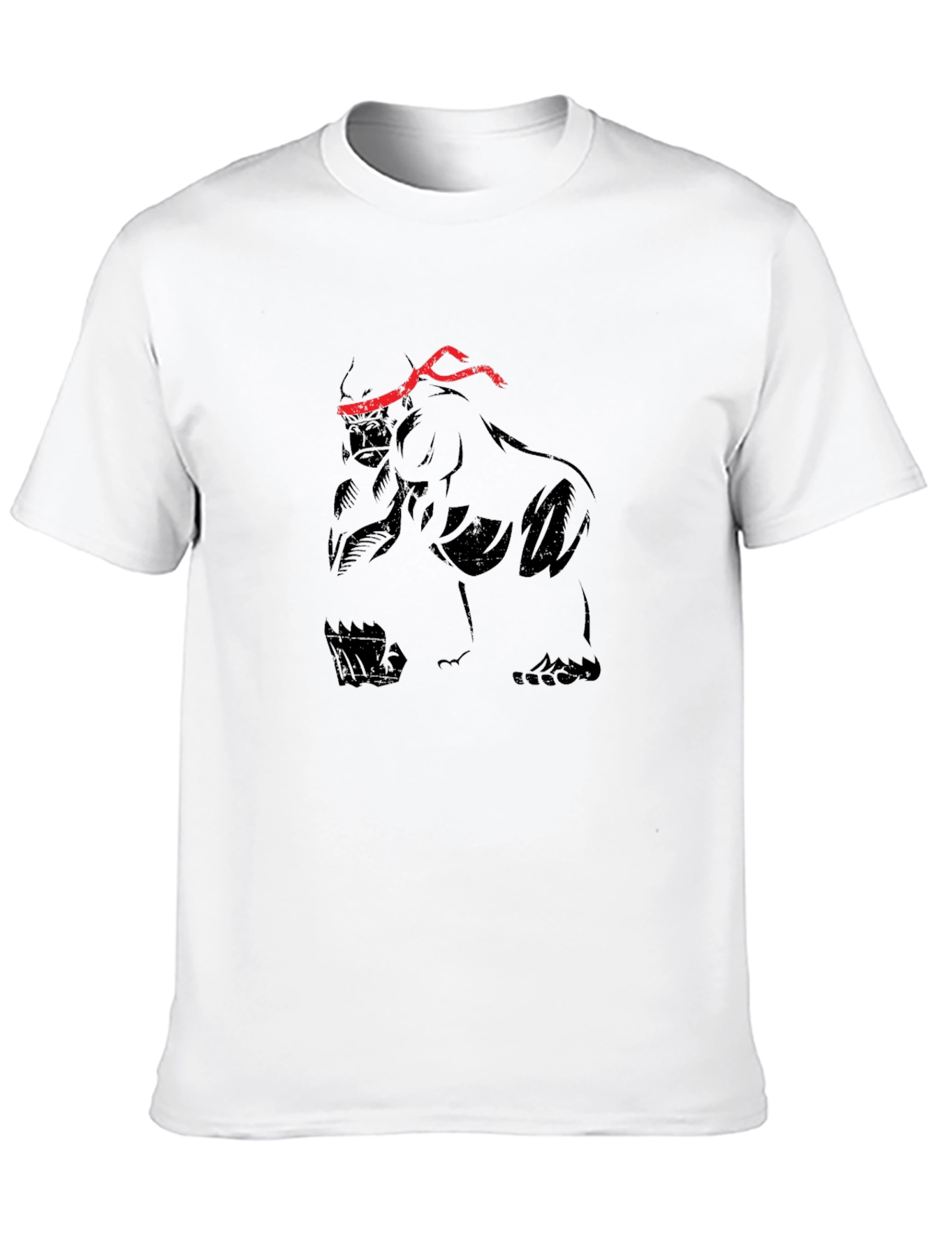 Gorilla Ninja T-Shirt - Black Graphic Tee