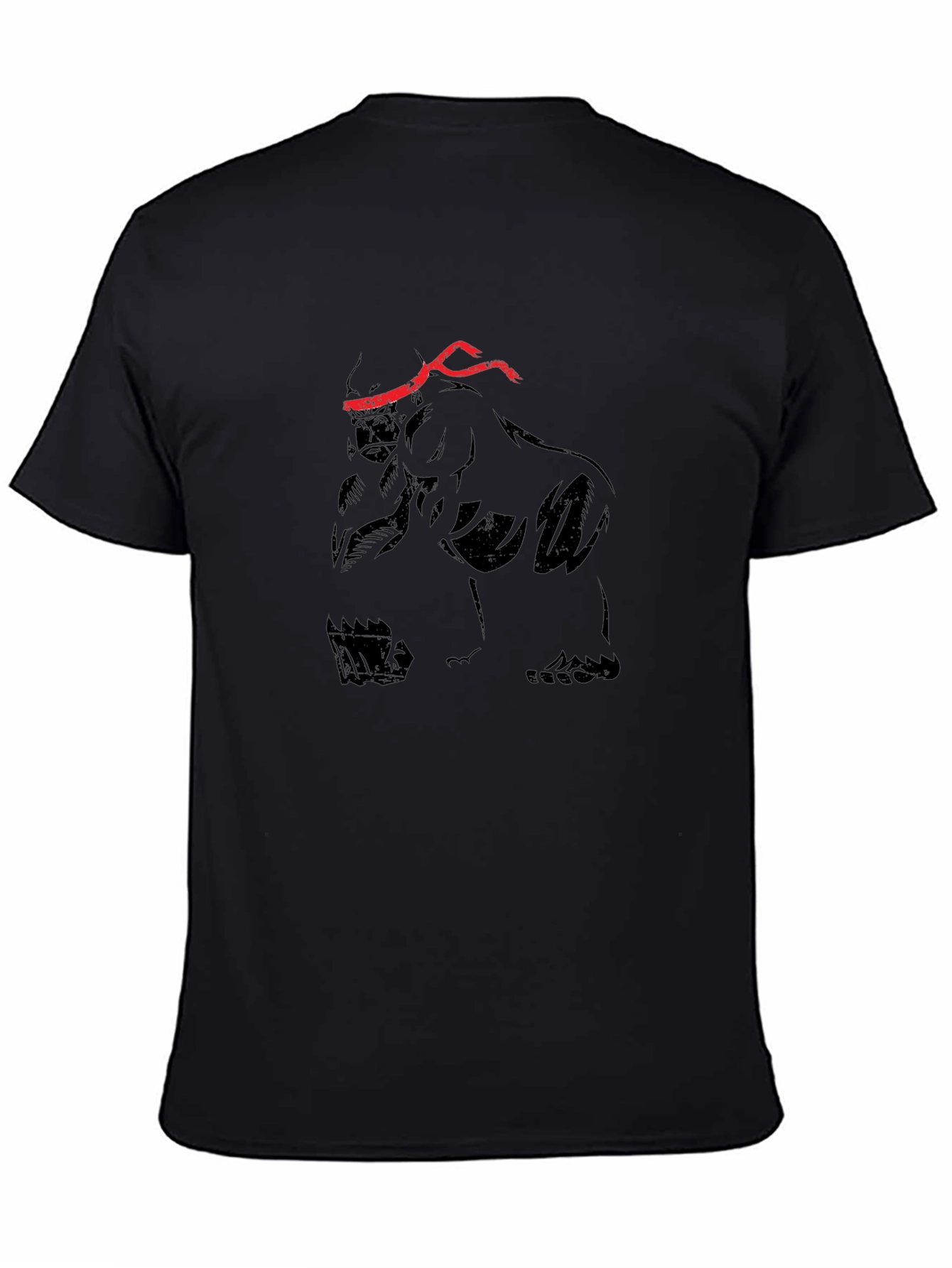 Gorilla Ninja T-Shirt - Black Graphic Tee
