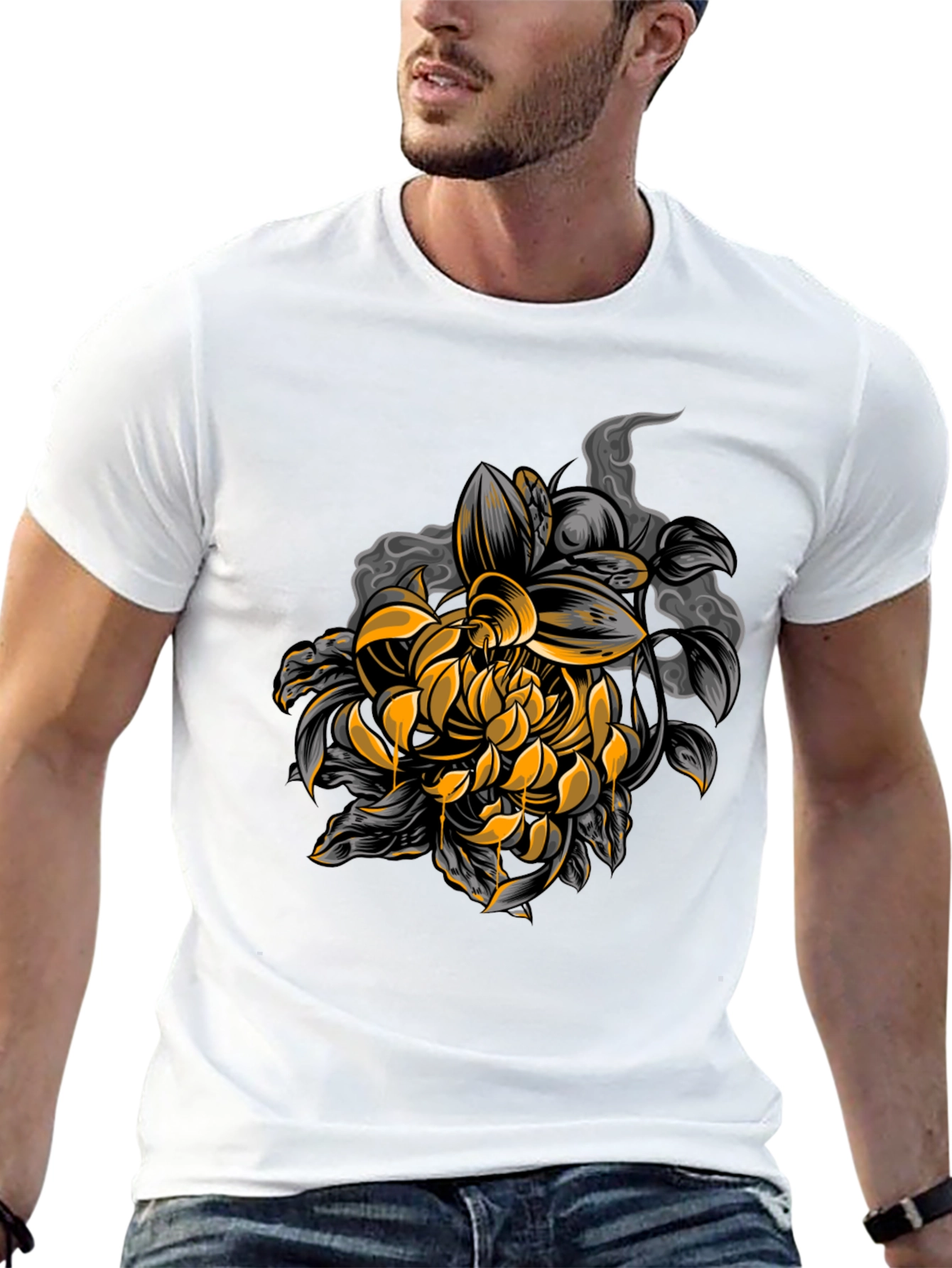 Floral Graphic Print T-Shirt