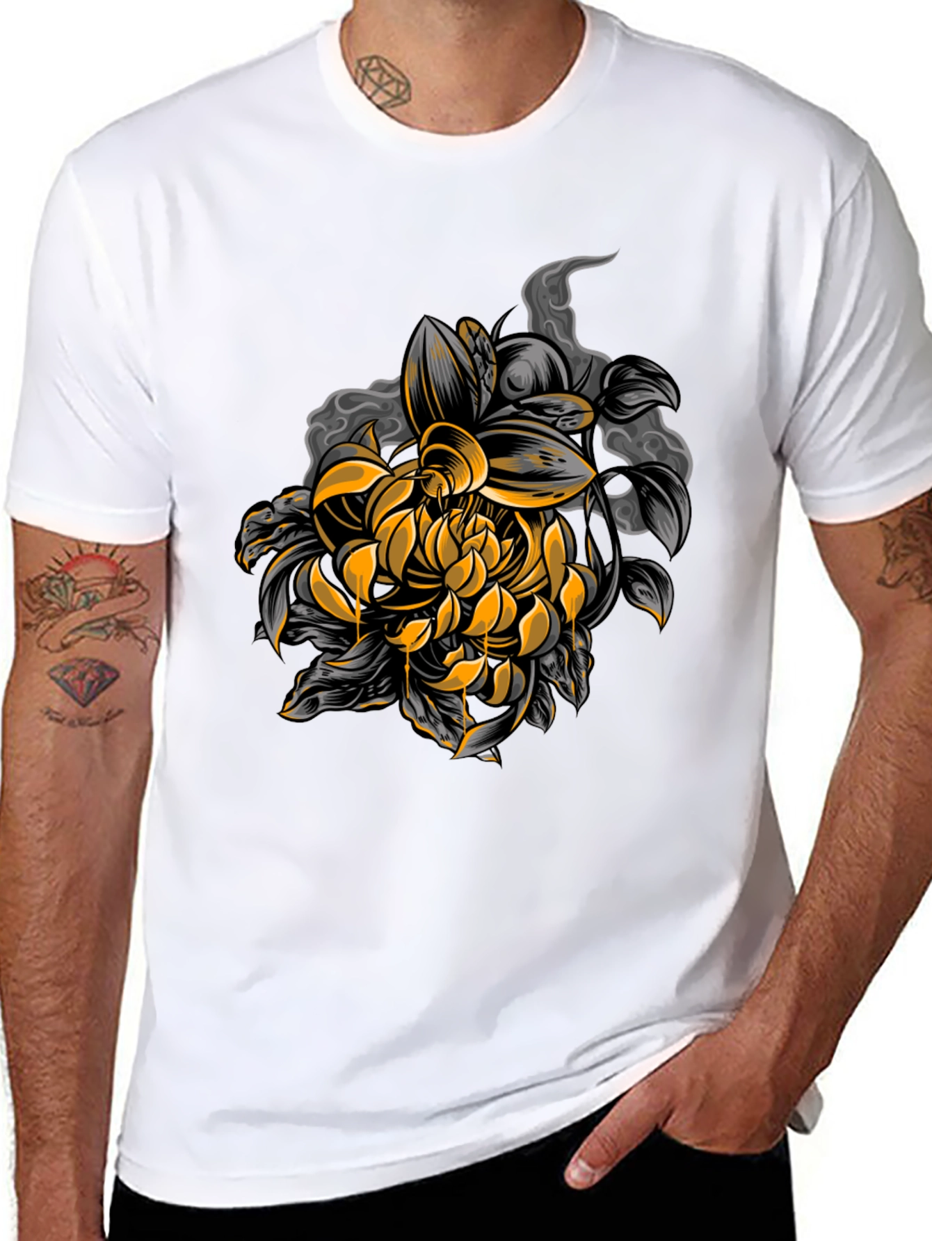 Floral Graphic Print T-Shirt