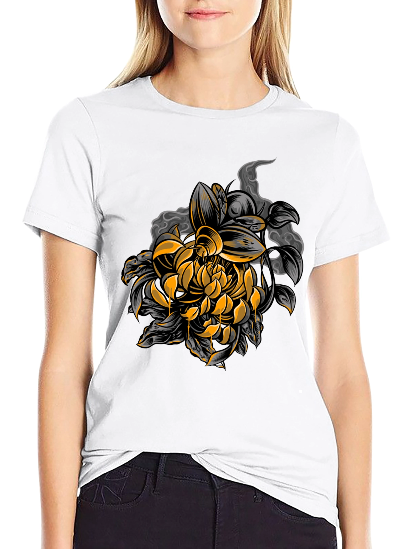 Floral Graphic Print T-Shirt