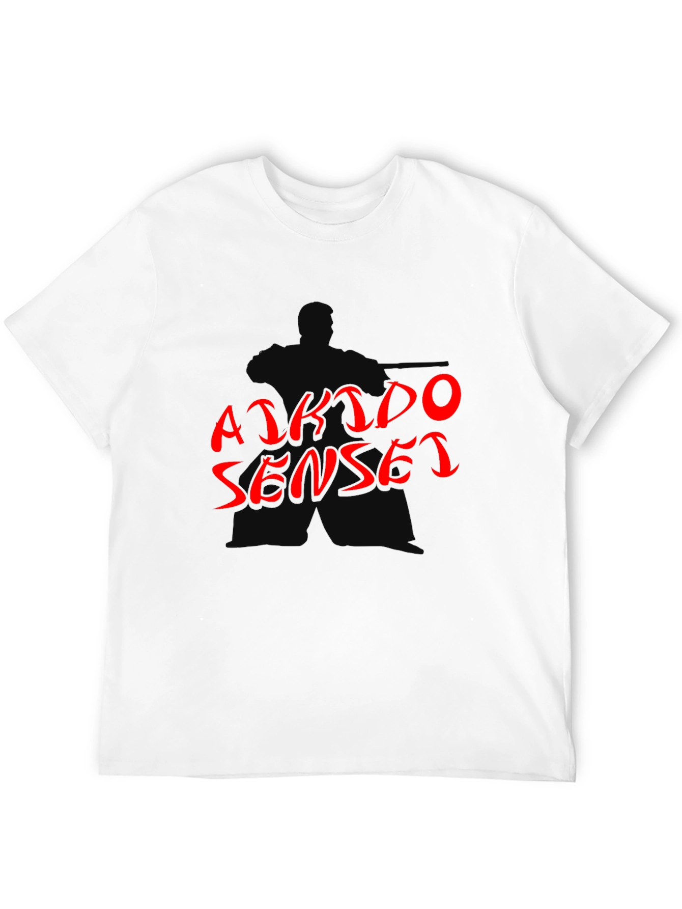 Aikido Sensei Graphic T-Shirt - Martial Arts Black Tee