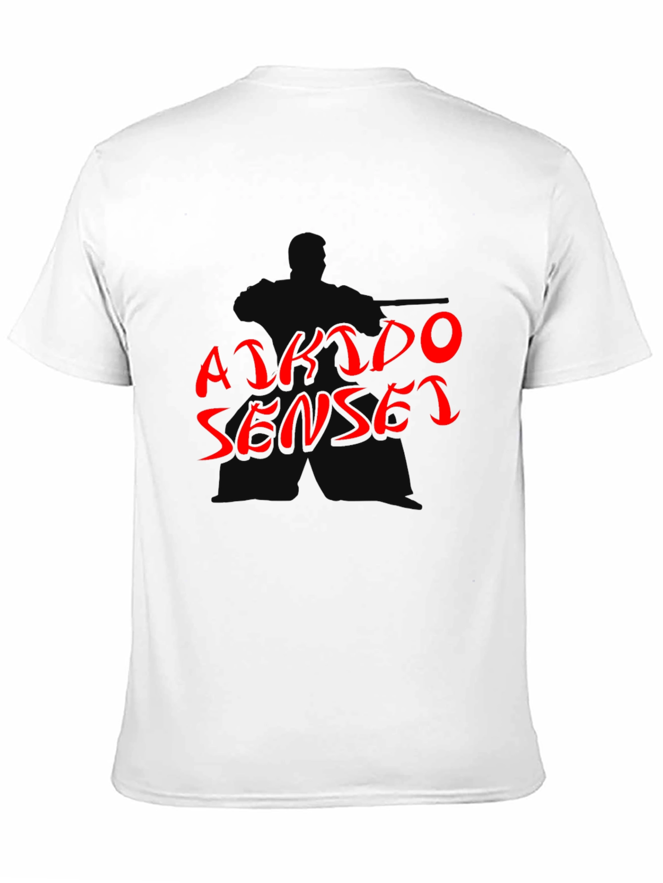 Aikido Sensei Graphic T-Shirt - Martial Arts Black Tee