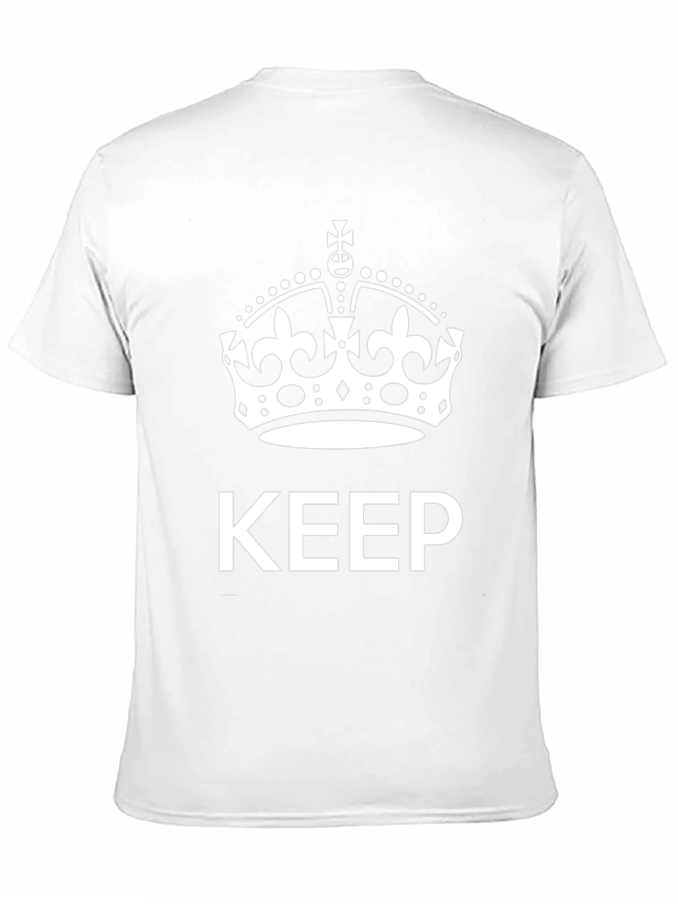 Keep Calm Crown Graphic Tee - Black