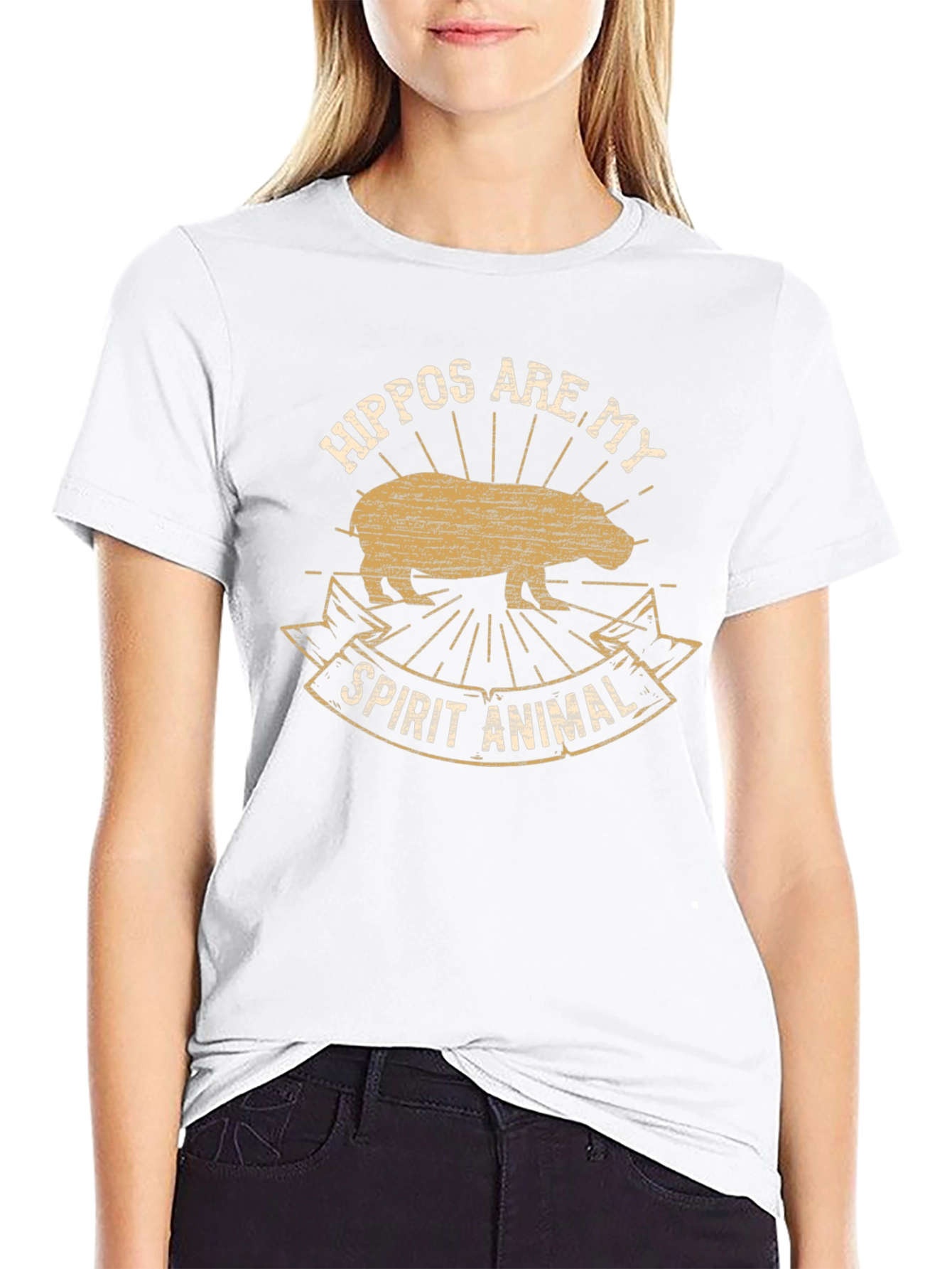 Hippos Are My Spirit Animal T-Shirt