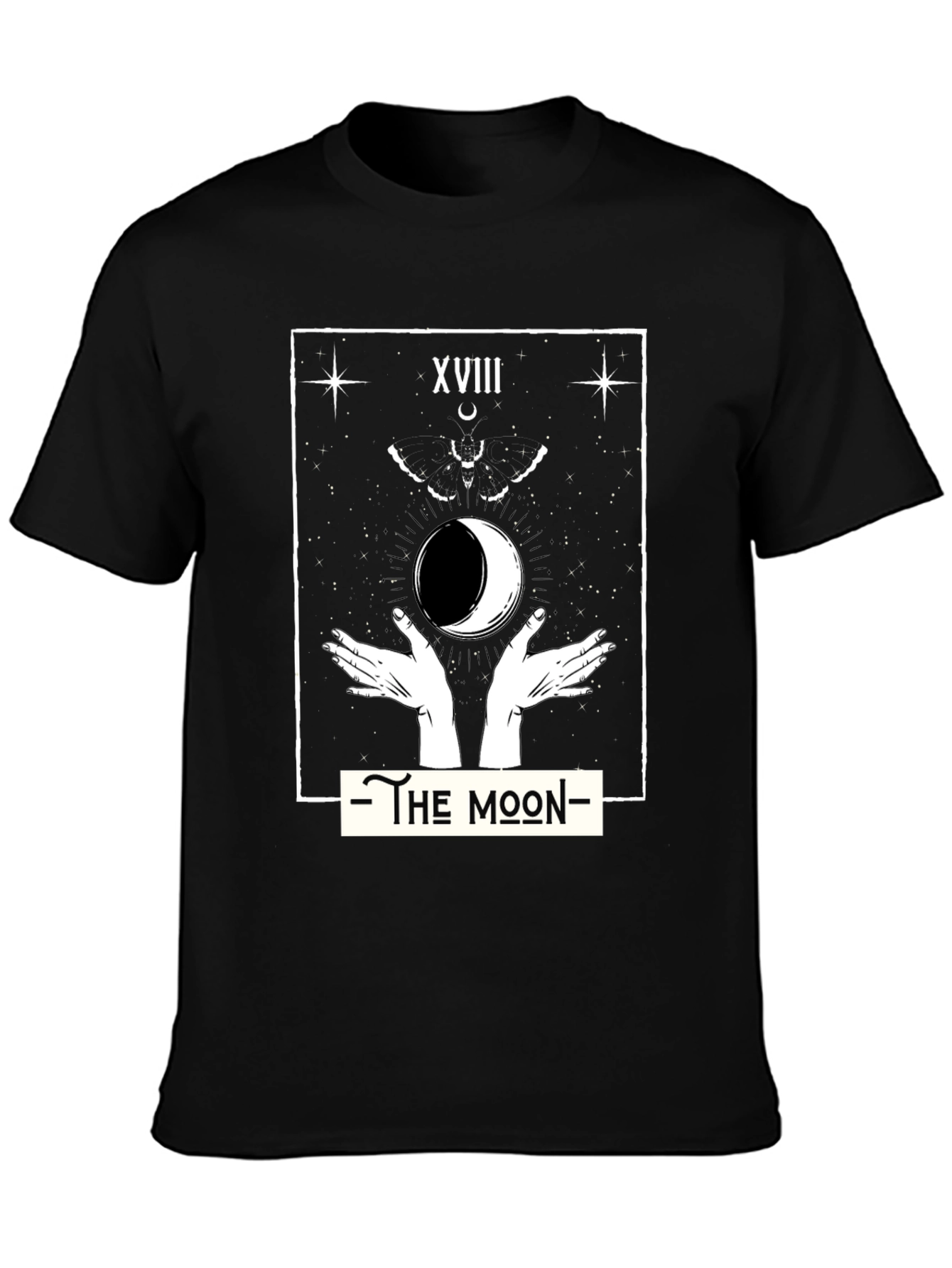 The Moon Tarot Card Graphic T-Shirt