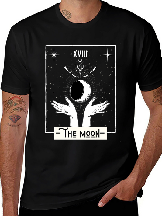 The Moon Tarot Card Graphic T-Shirt