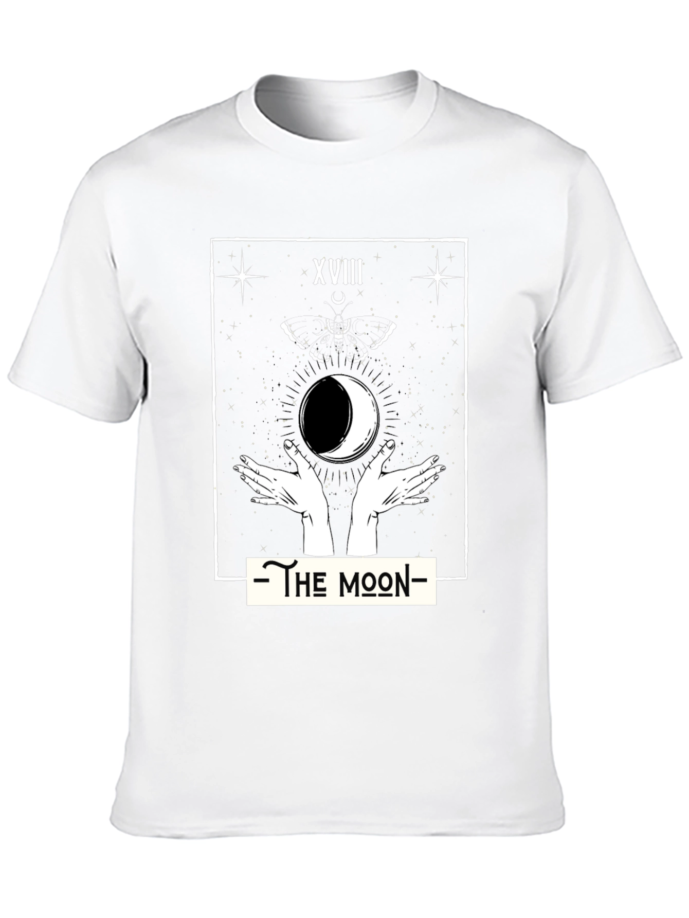 The Moon Tarot Card Graphic T-Shirt