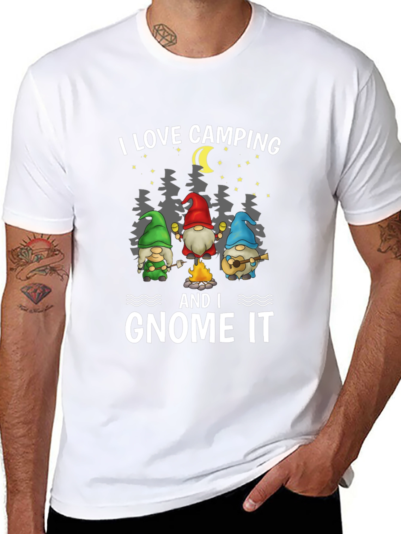 I Love Camping and I Gnome It T-Shirt
