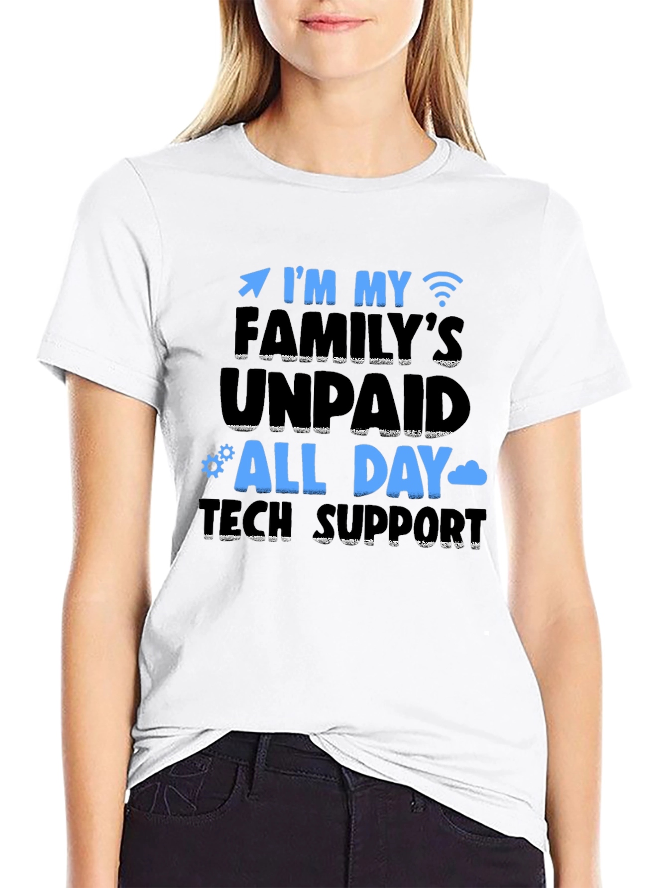 Familys Unpaid Tech Support T-Shirt