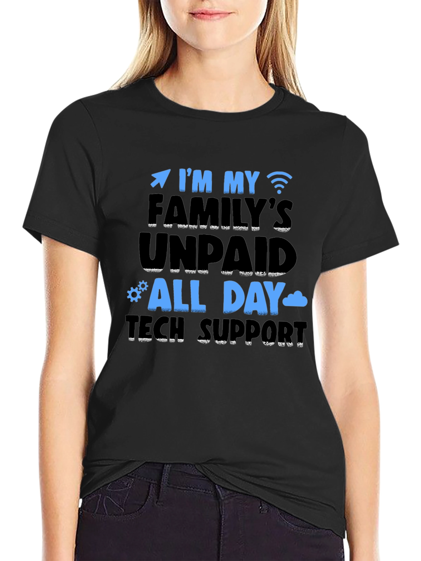 Familys Unpaid Tech Support T-Shirt