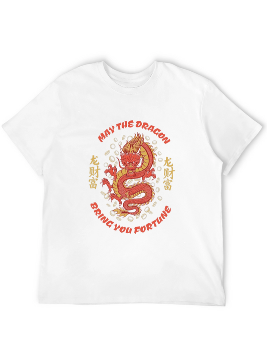 Lucky Dragon Graphic Tee - May Fortune Be With You