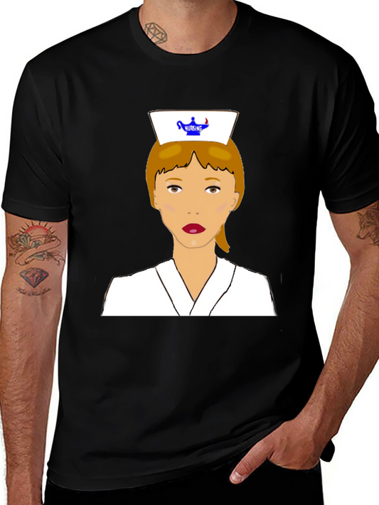 Nurse Graphic Tee - Novelty Design