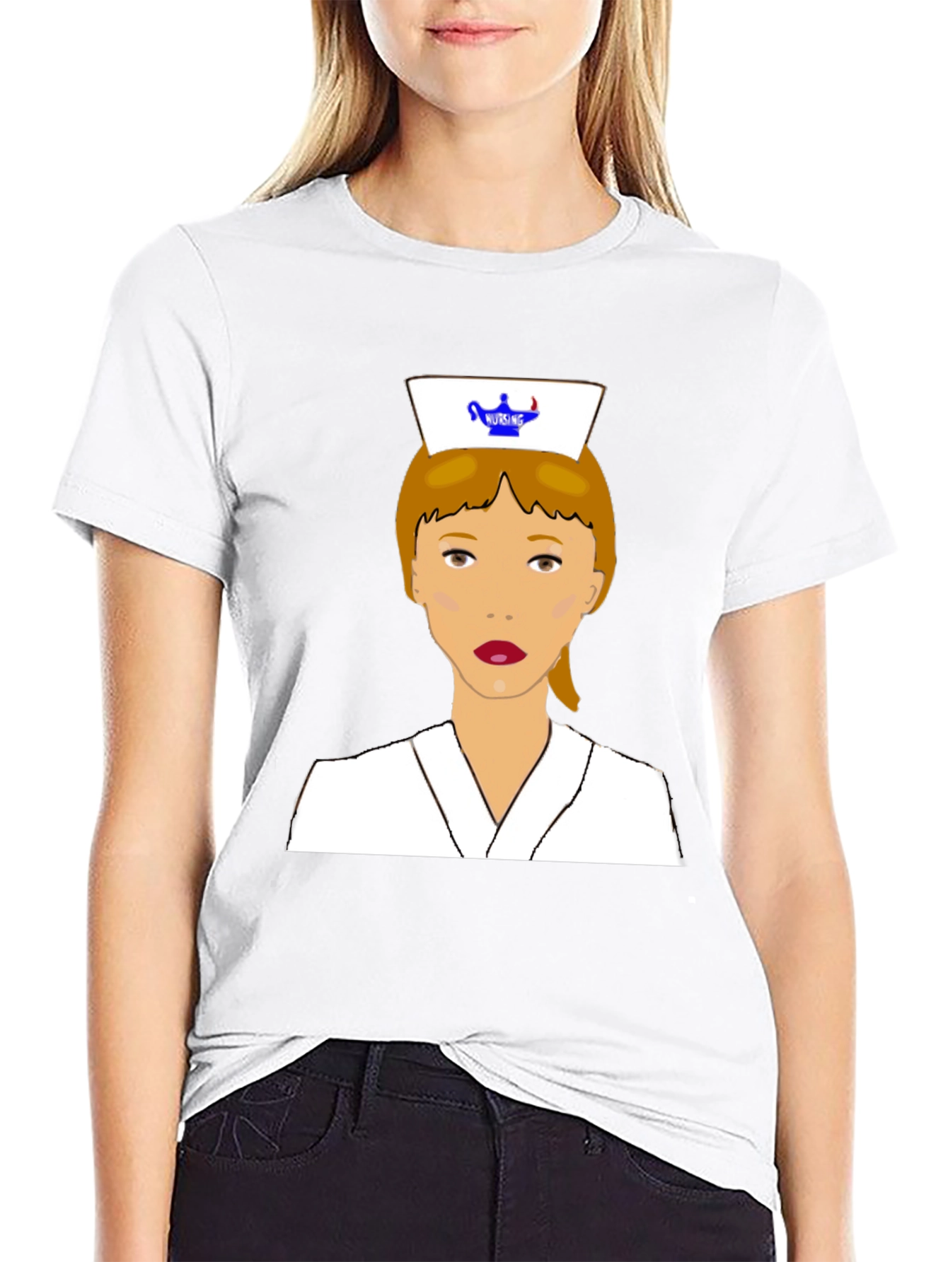 Nurse Graphic Tee - Novelty Design