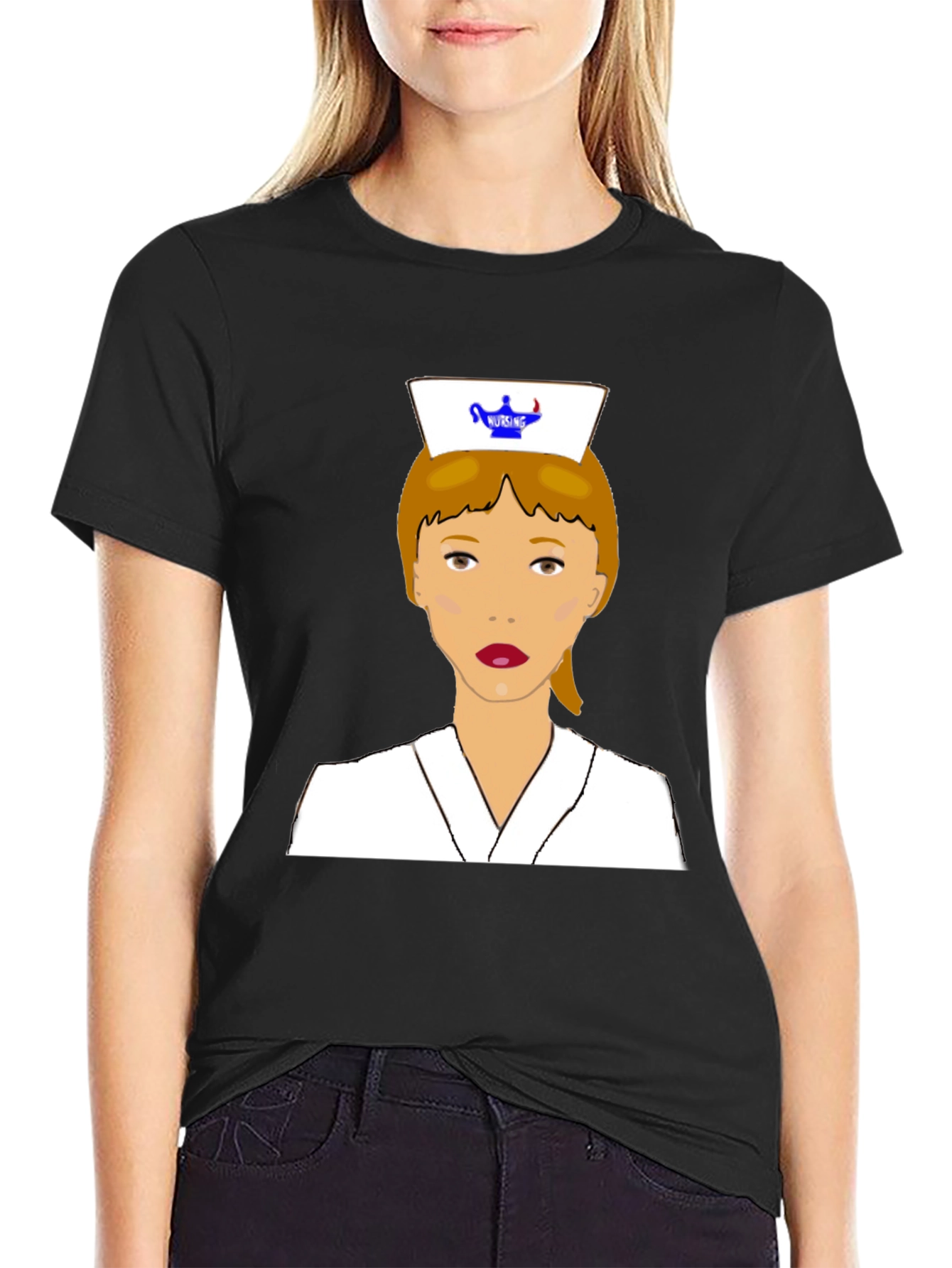 Nurse Graphic Tee - Novelty Design