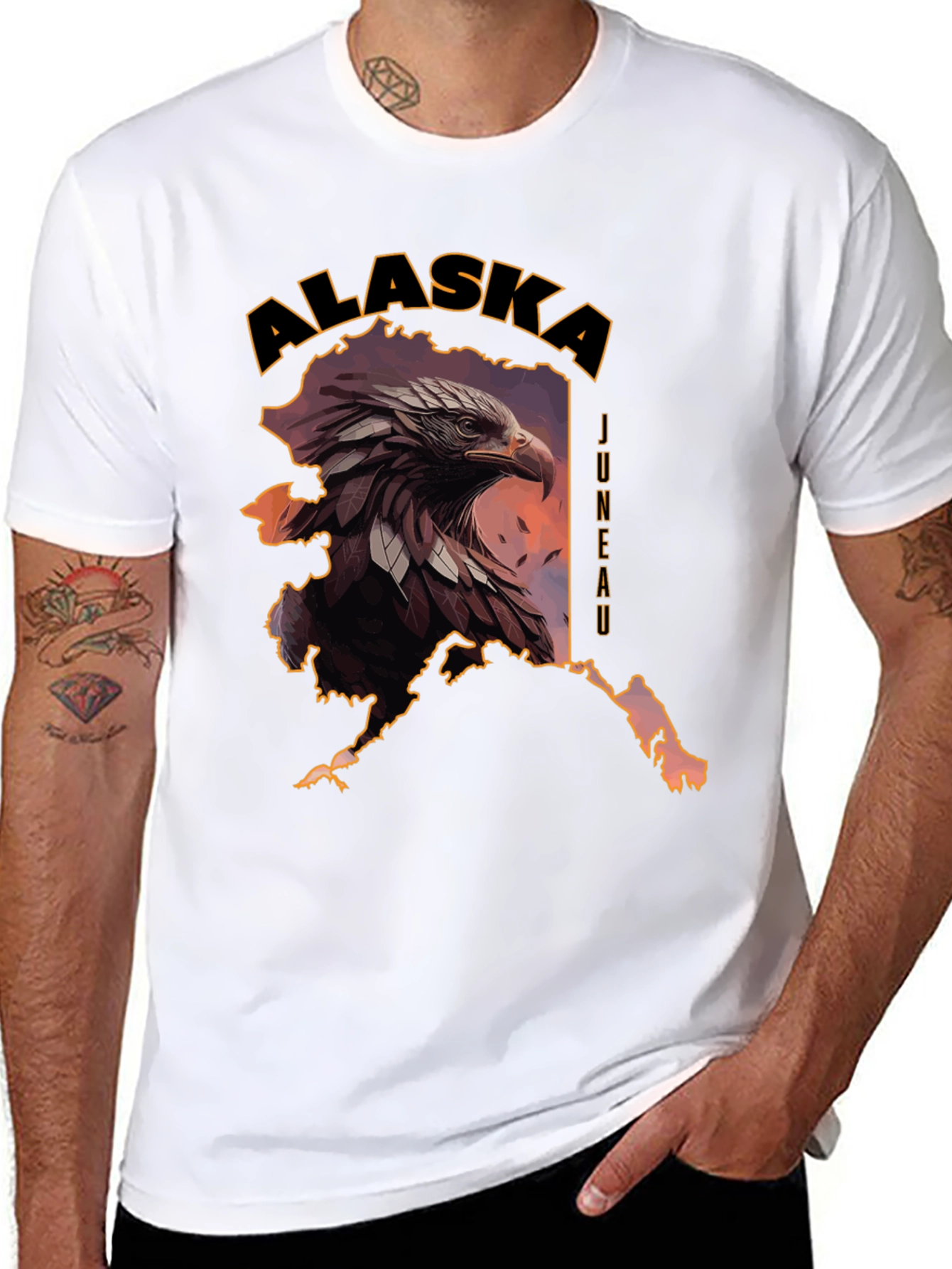Alaska Eagle Graphic Tee - Juneau T-Shirt