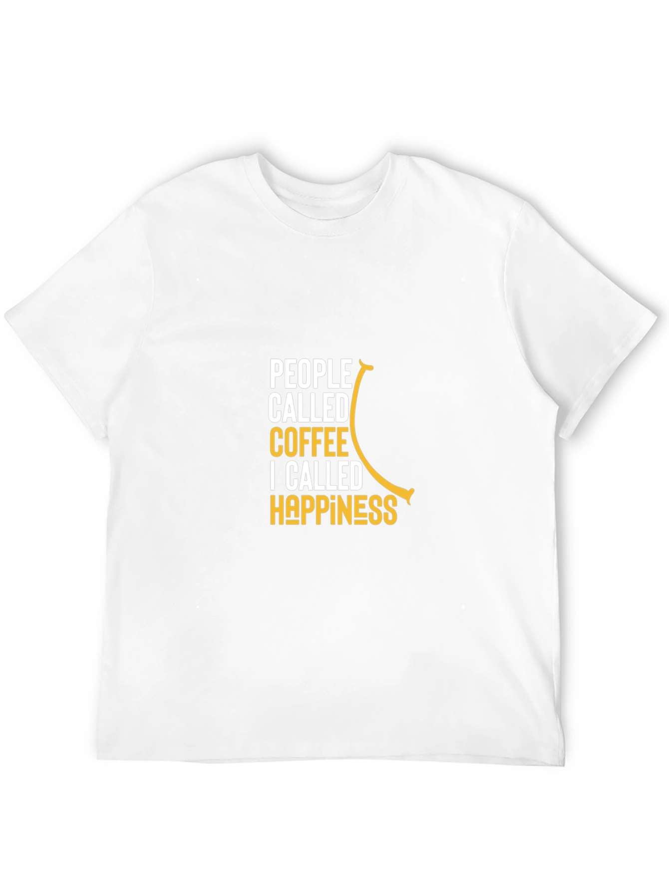 Coffee Happiness Graphic Tee - Black