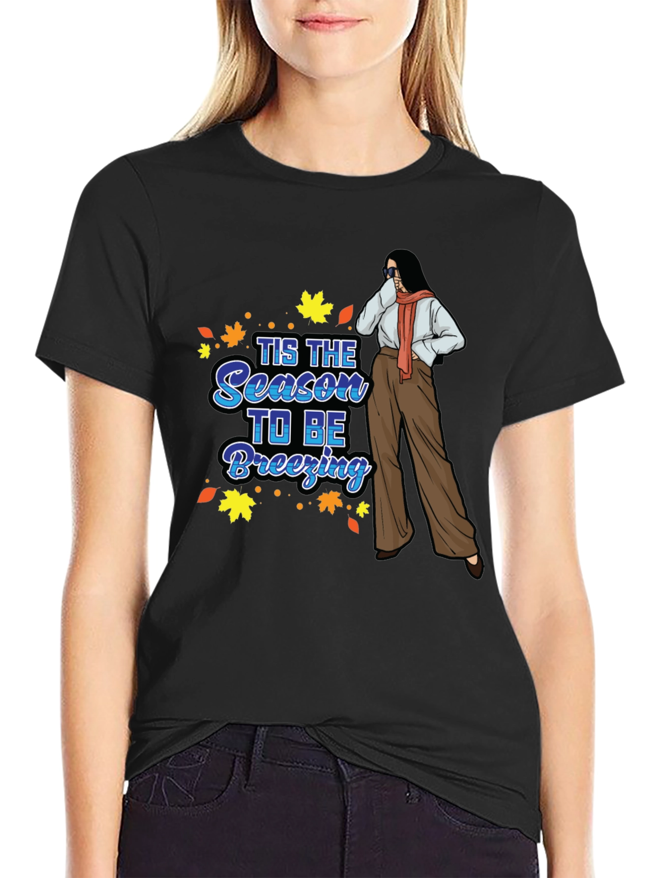 Tis The Season To Be Breezing Autumn T-Shirt