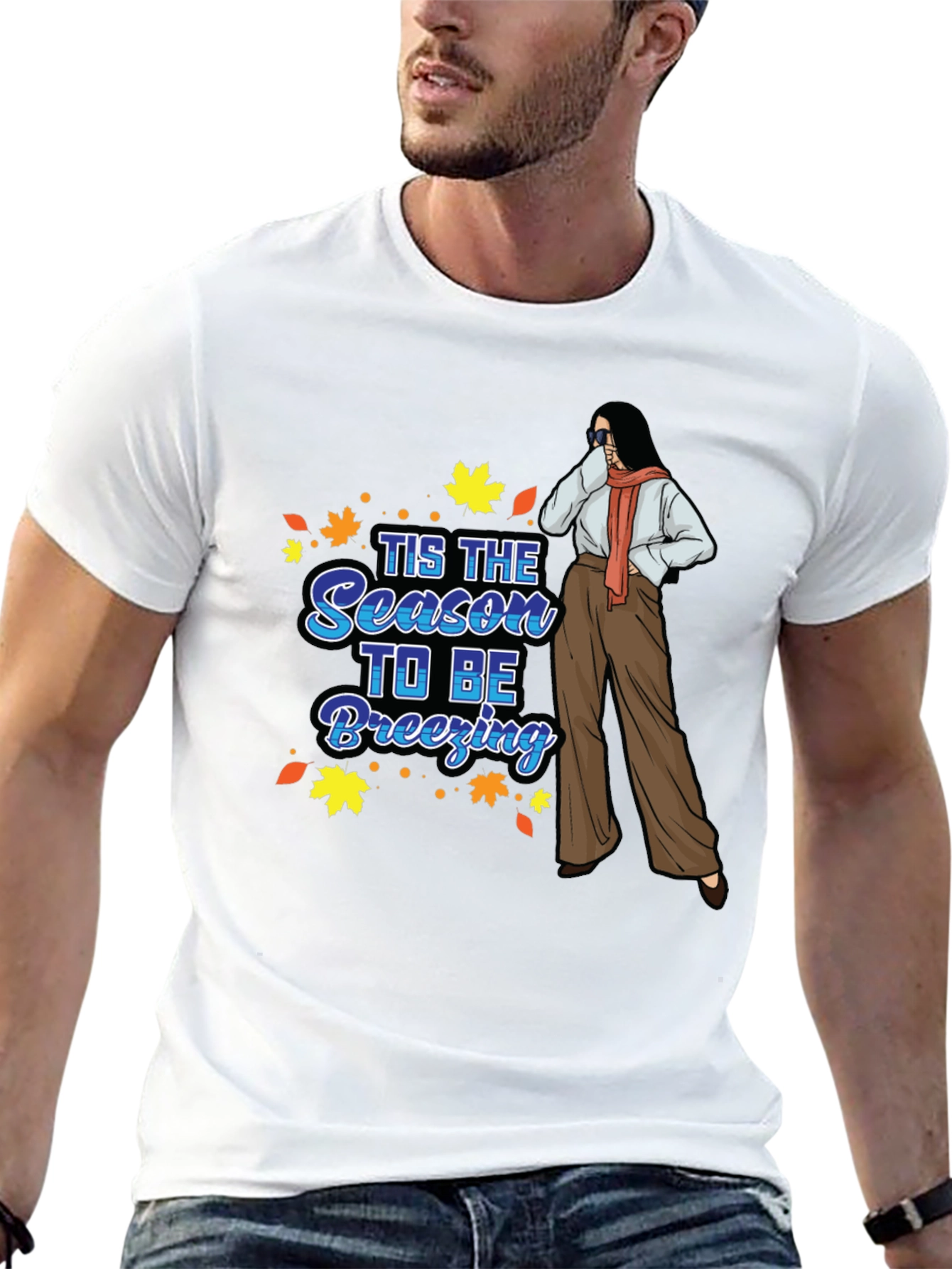 Tis The Season To Be Breezing Autumn T-Shirt