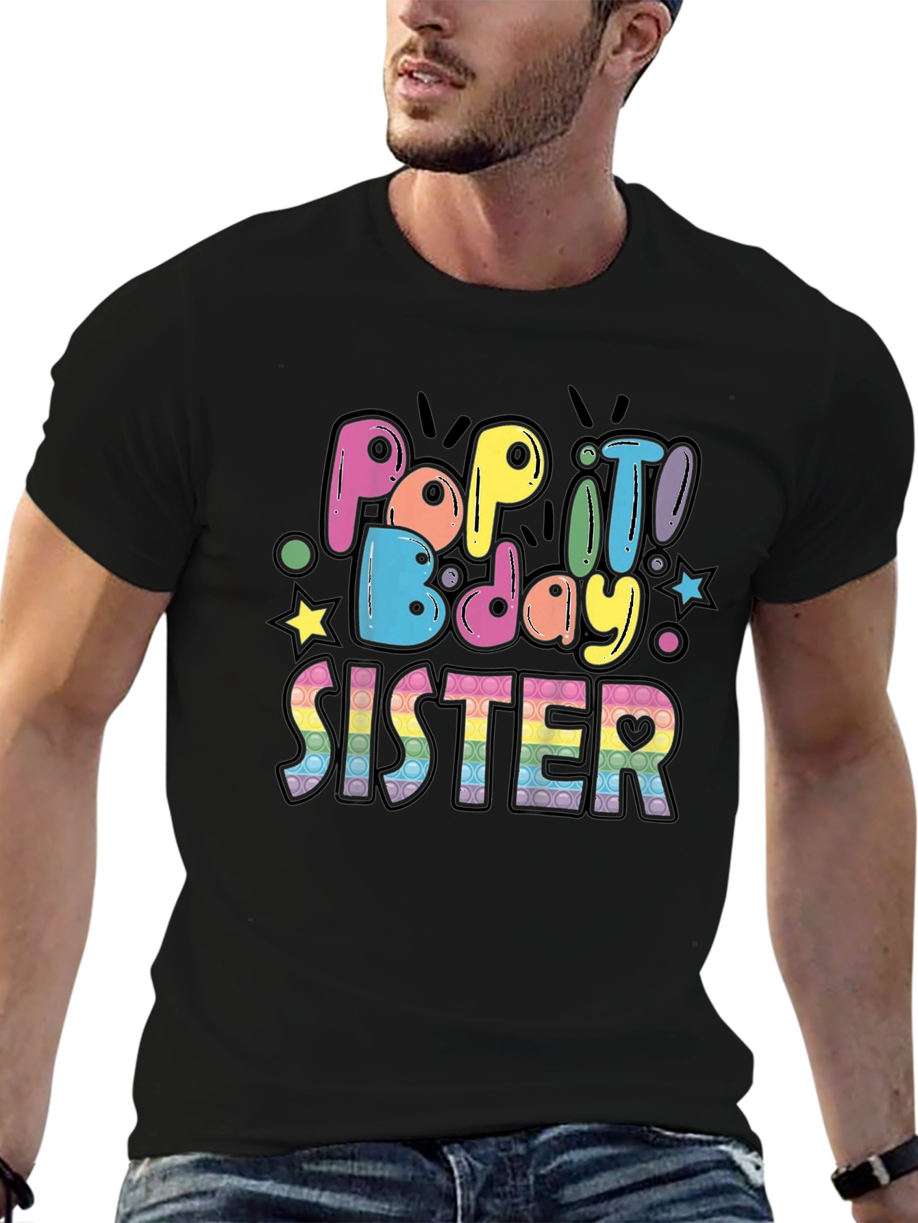 Pop It Bday Sister T-Shirt