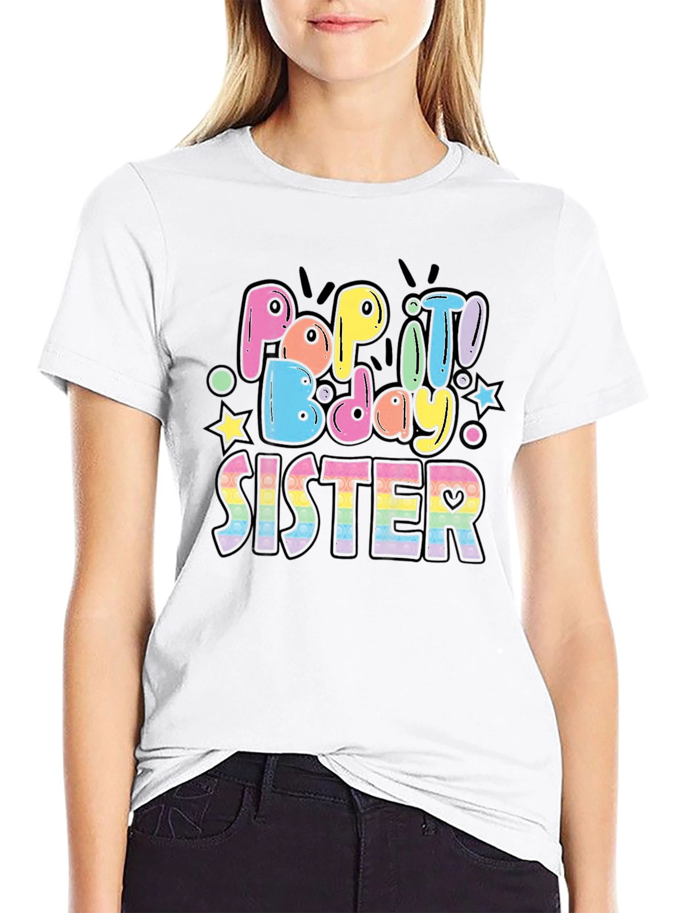 Pop It Bday Sister T-Shirt