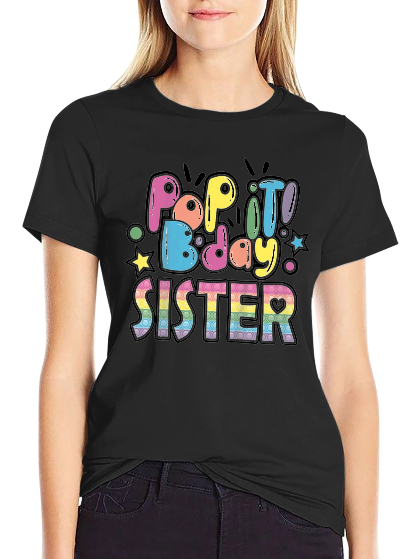 Pop It Bday Sister T-Shirt