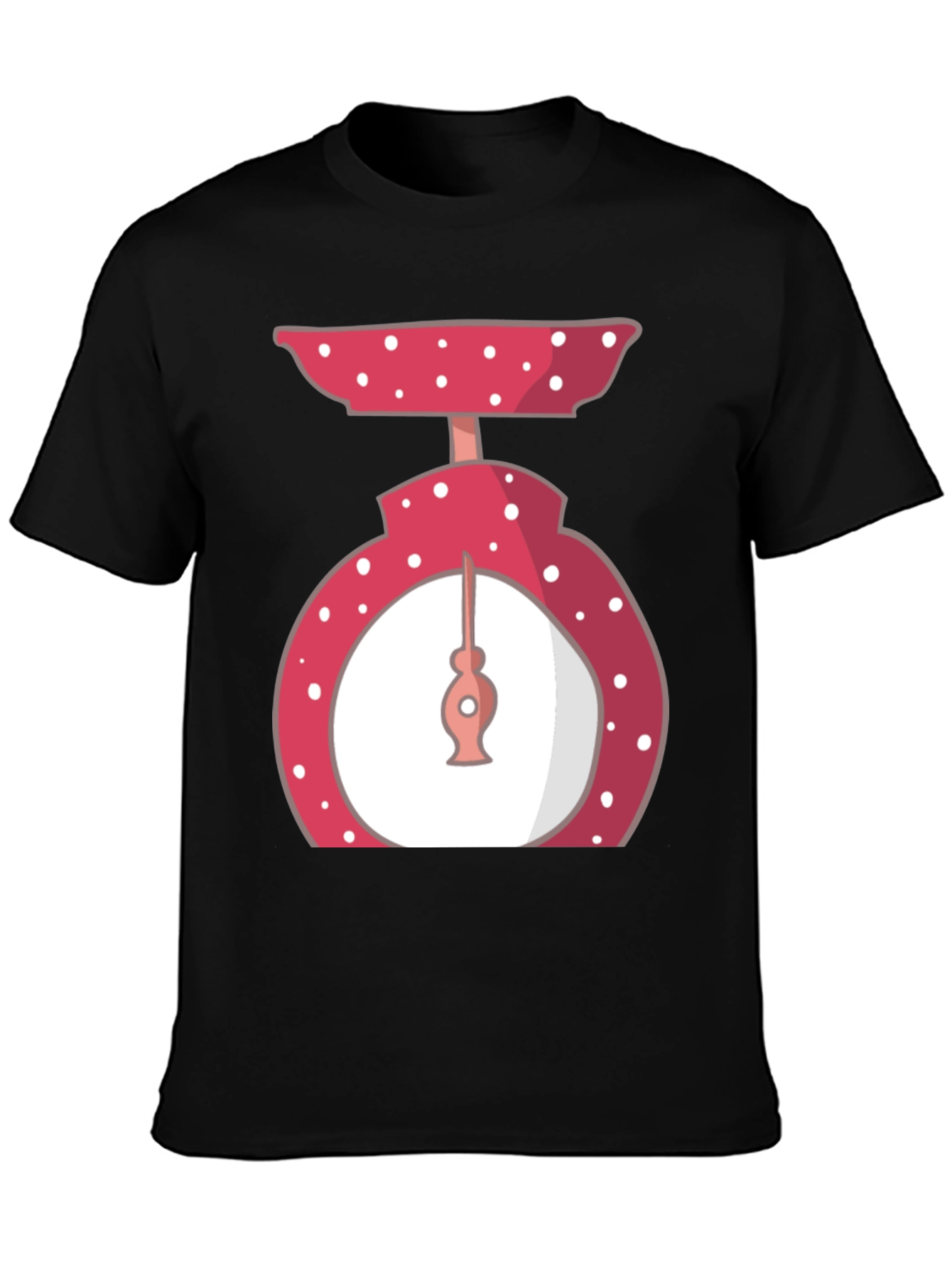 Retro Polka Dot Kitchen Scale T-Shirt