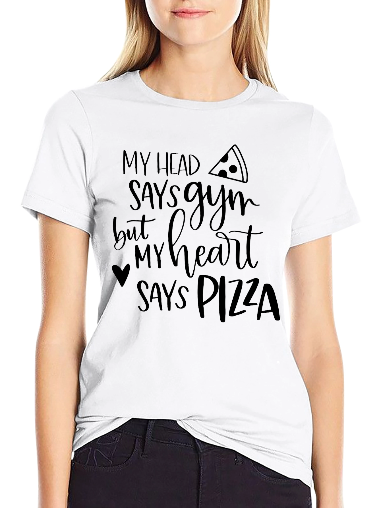 Funny Pizza Lover Graphic T-Shirt