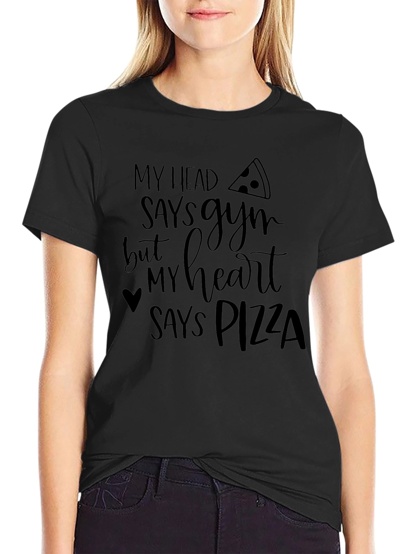 Funny Pizza Lover Graphic T-Shirt