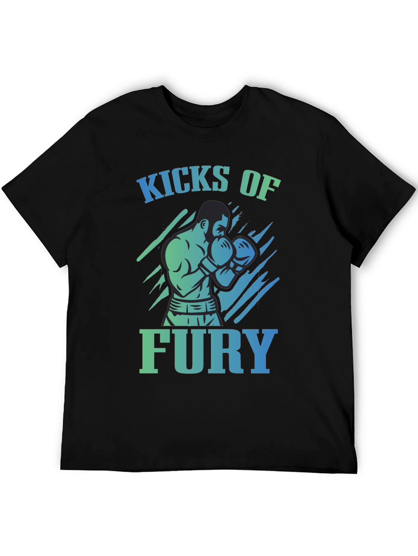 Kicks of Fury Graphic T-Shirt - Black