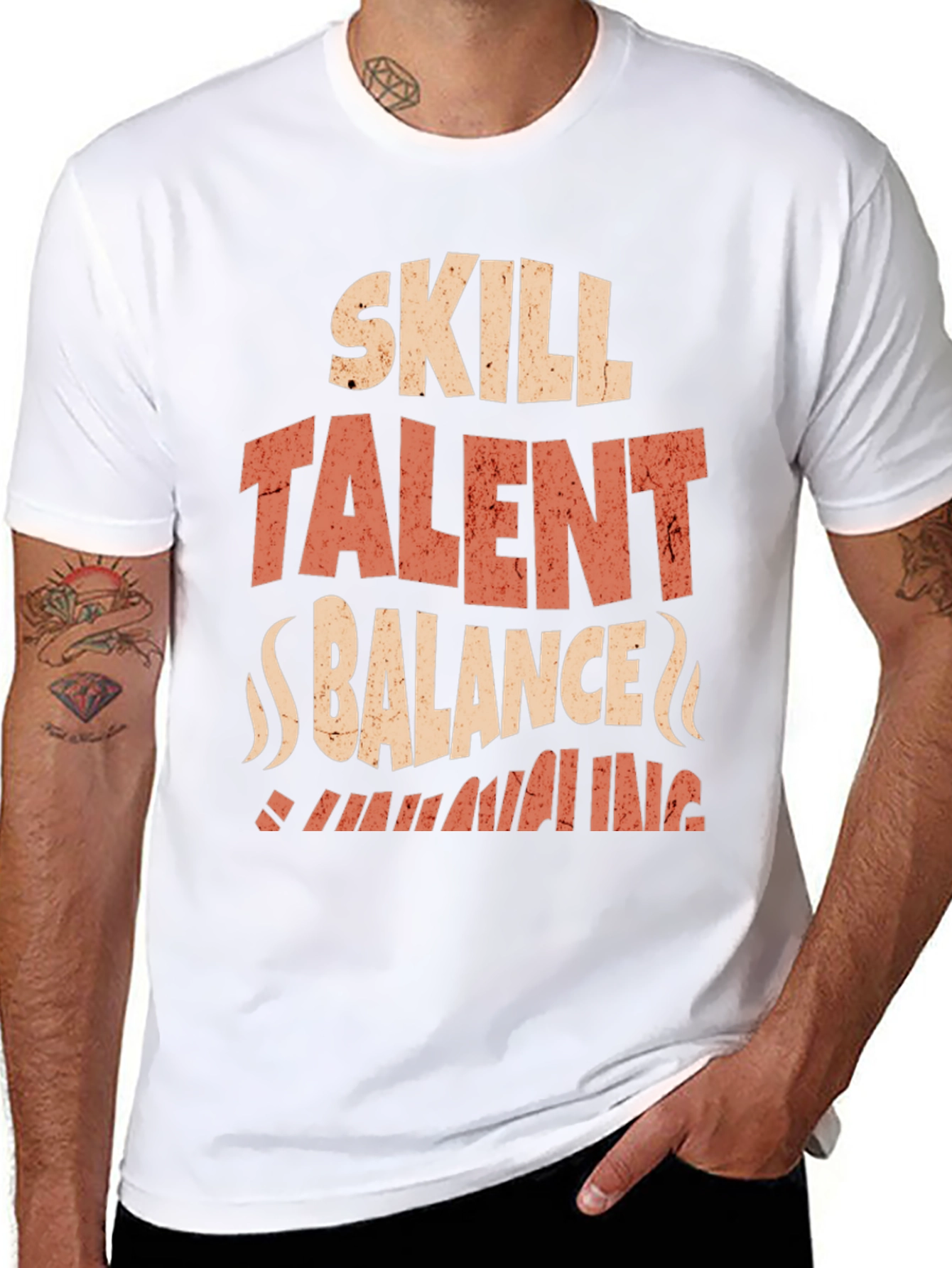 Skill Talent Balance Mens Graphic Tee