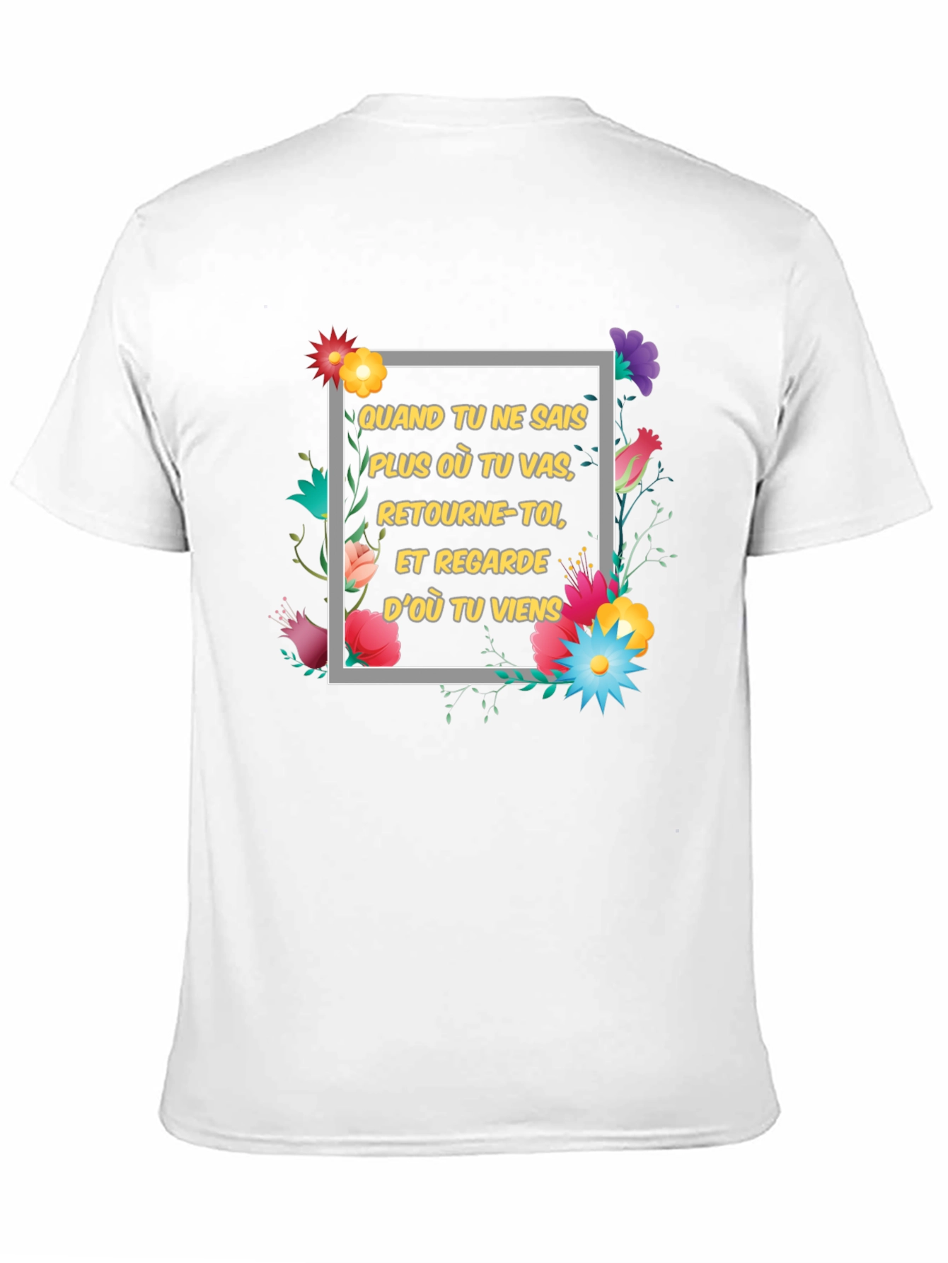 Floral Motivational T-Shirt