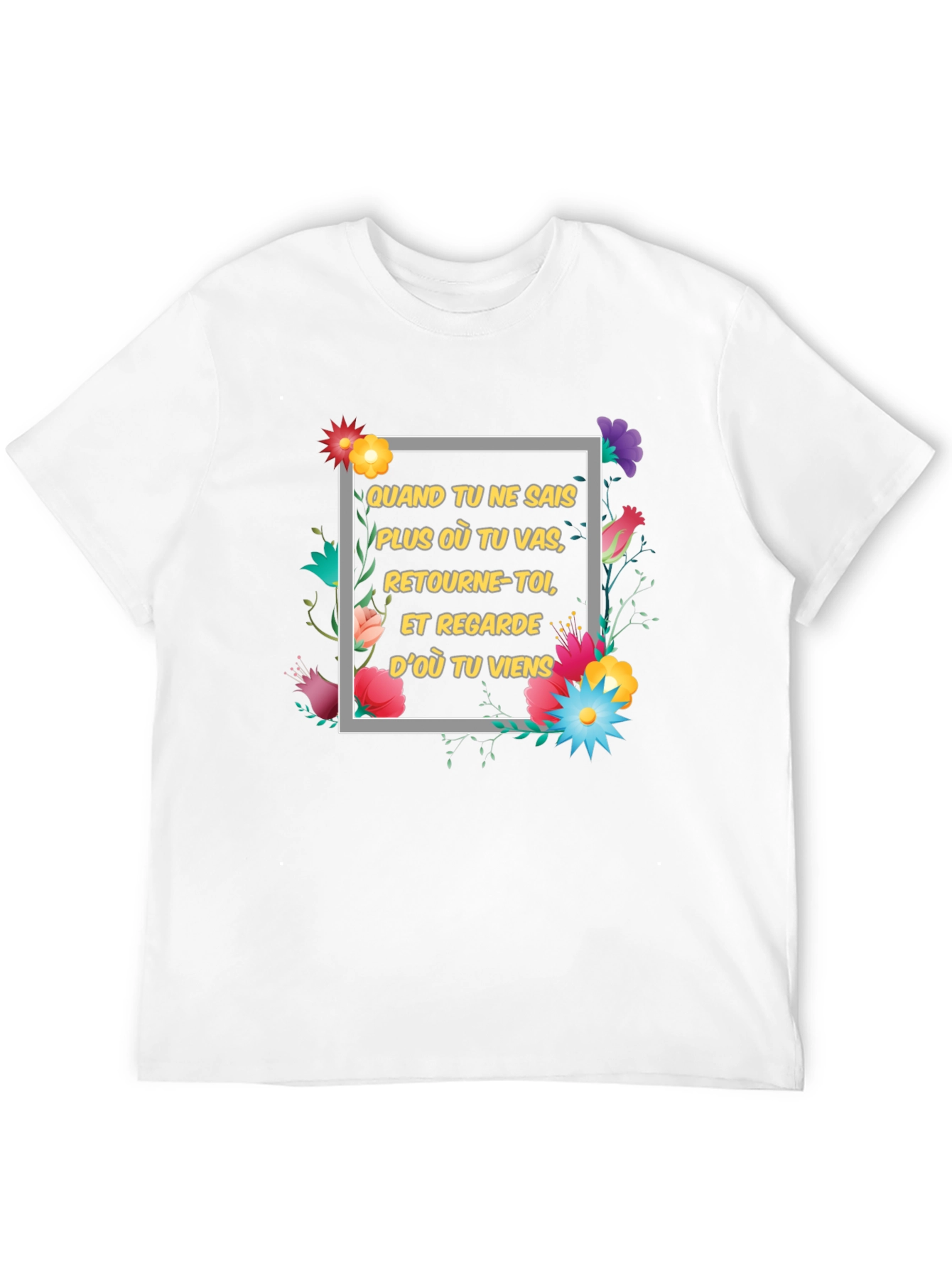 Floral Motivational T-Shirt